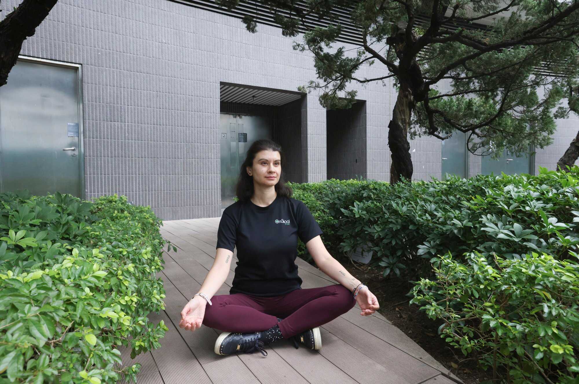 Alison Drake is the founder of OmSkool Yoga. Photo: Jonathan Wong