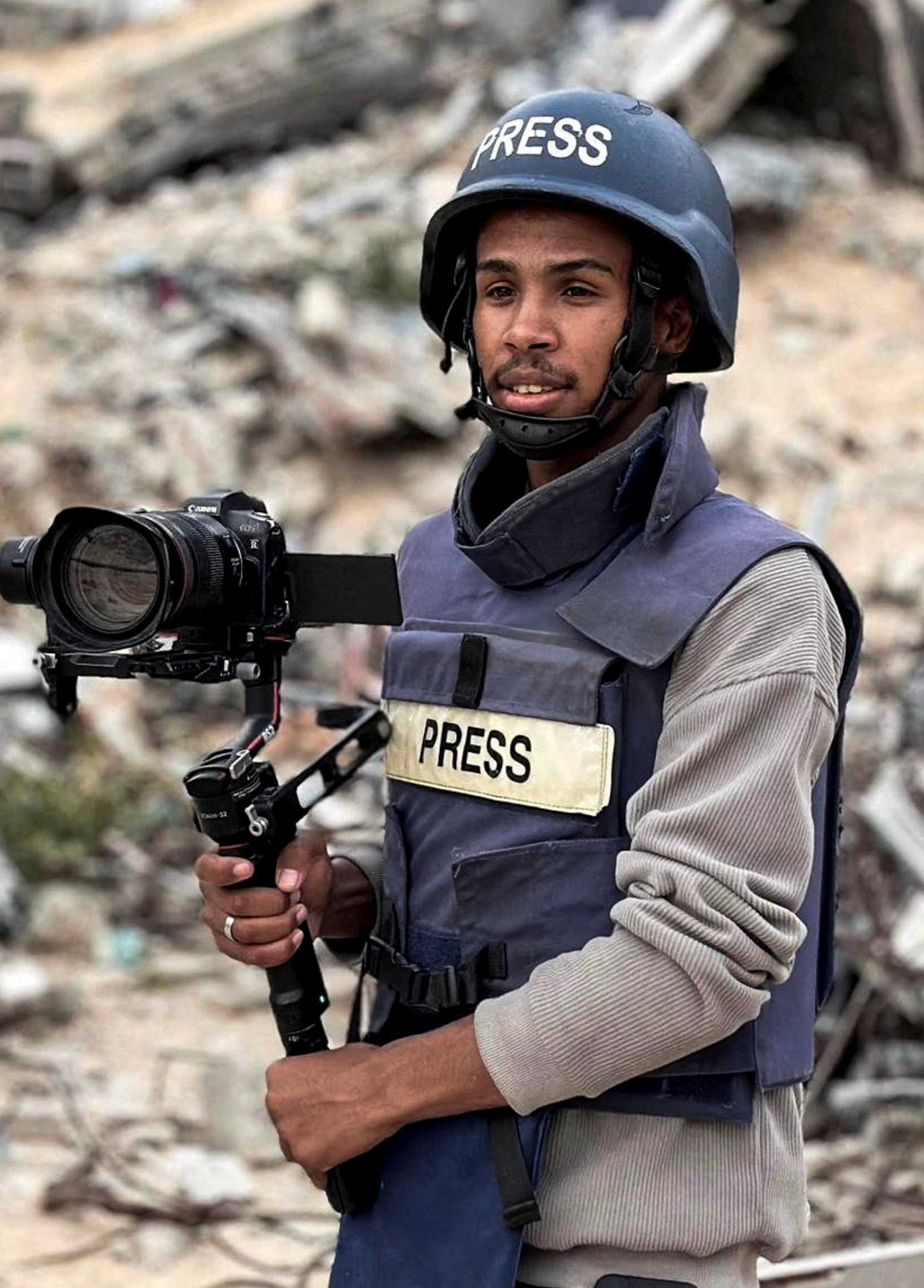 Palestinian journalist Mohammed Salama was killed in Israeli strikes on Nasser hospital. Photo: Handout via Reuters