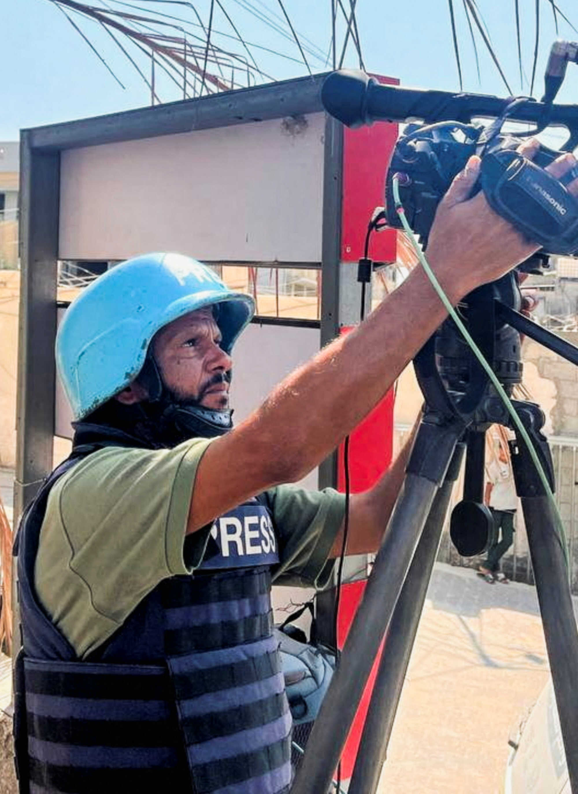 Palestinian cameraman Hussam al-Masri was a contractor for Reuters. Photo: Reuters