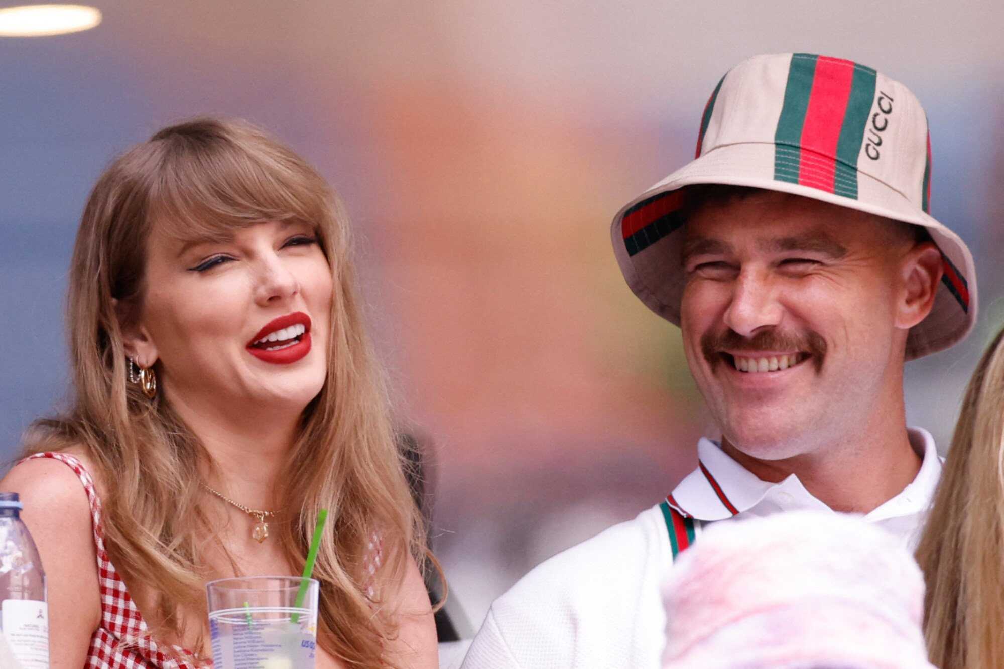 Taylor Swift and Travis Kelce started dating in 2023. Photo: AFP