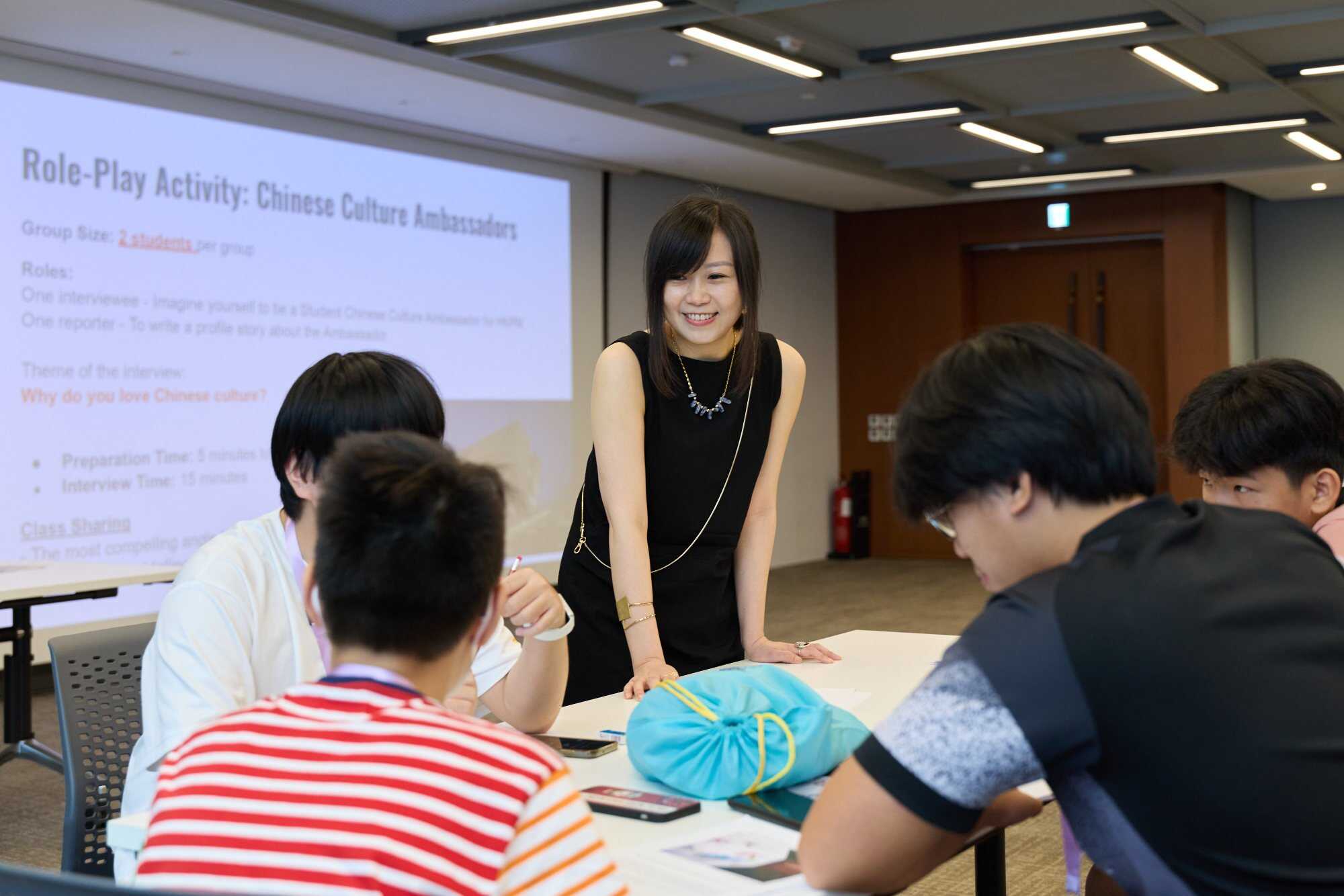 “Storytelling through Patterns”, a creative journey presented by Hong Kong Palace Museum (HKPM) and SCMP Learn, started with a journalistic workshop led by Young Post Editor Emily Tsang. Photo: Handout