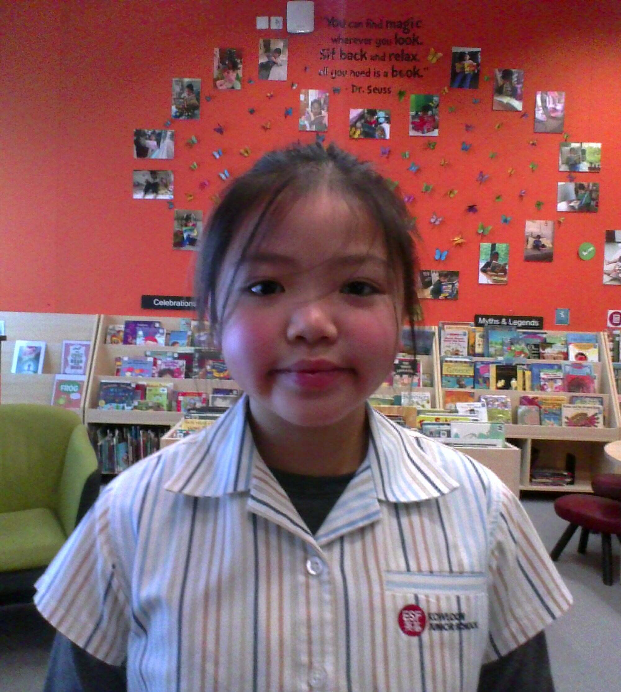Katrina Pearl Fok is a student at Kowloon Junior School. Photo: Handout