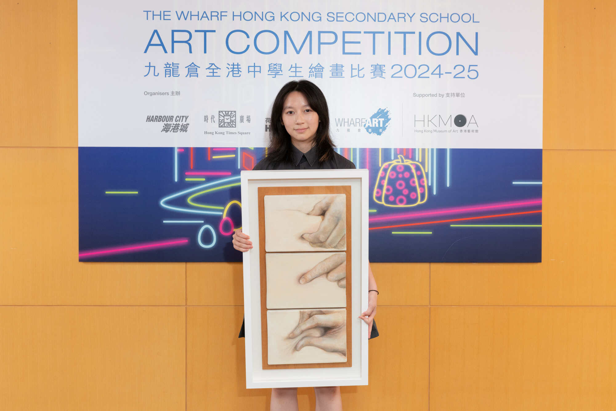 Faith Wong’s “Unseen Scars” is a hyperrealistic portrayal of body shaming. Photo: Handout