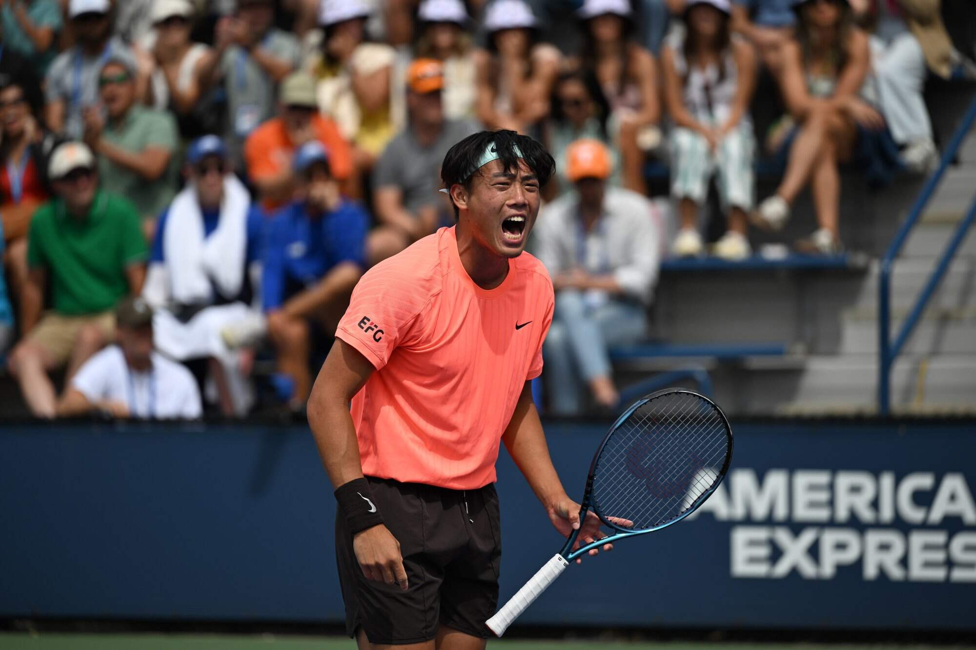 Wong will now face Russian 15th seed Andrey Rublev. Photo: Xinhua