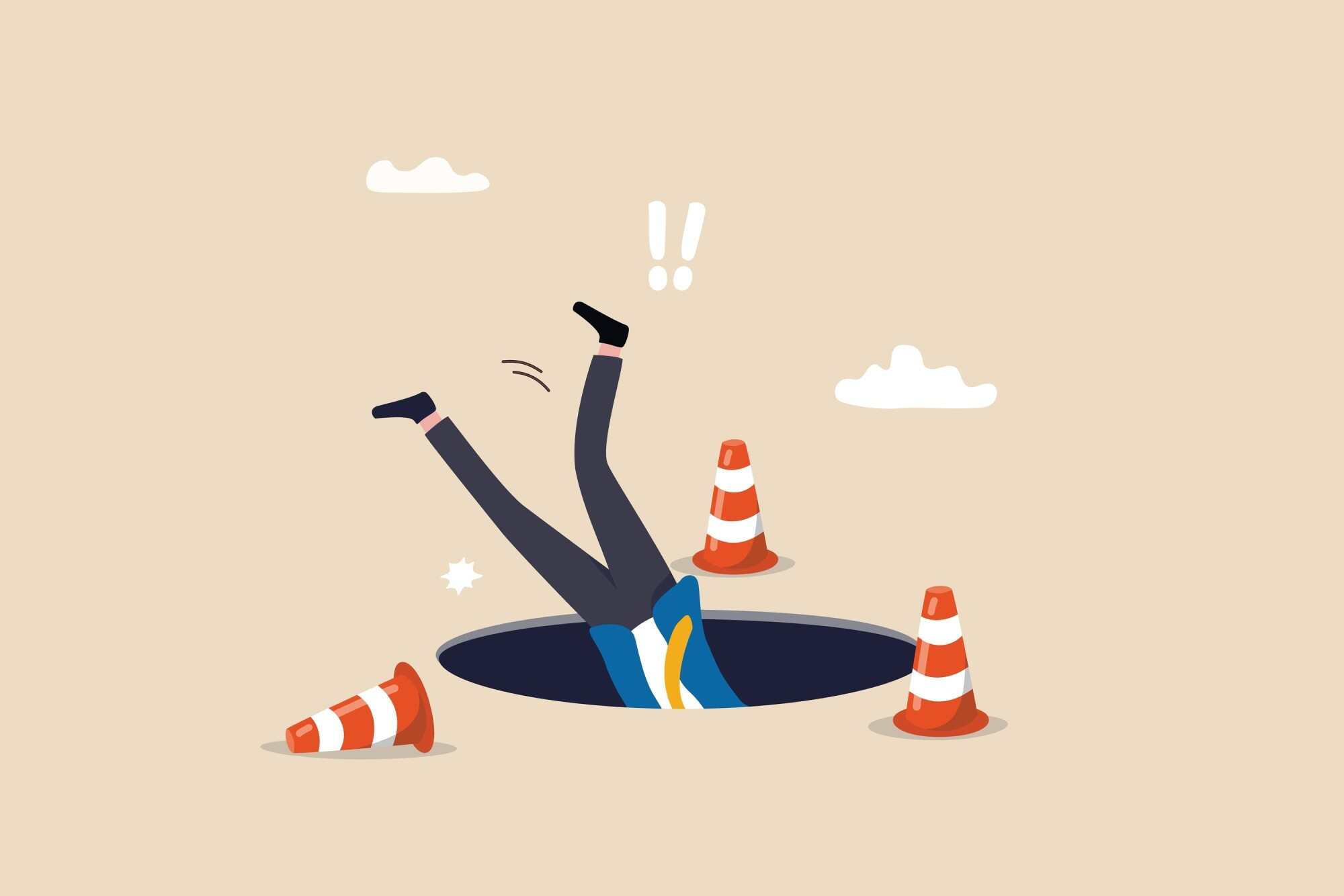 He may never be whole again after falling in that hole. Photo: Shutterstock