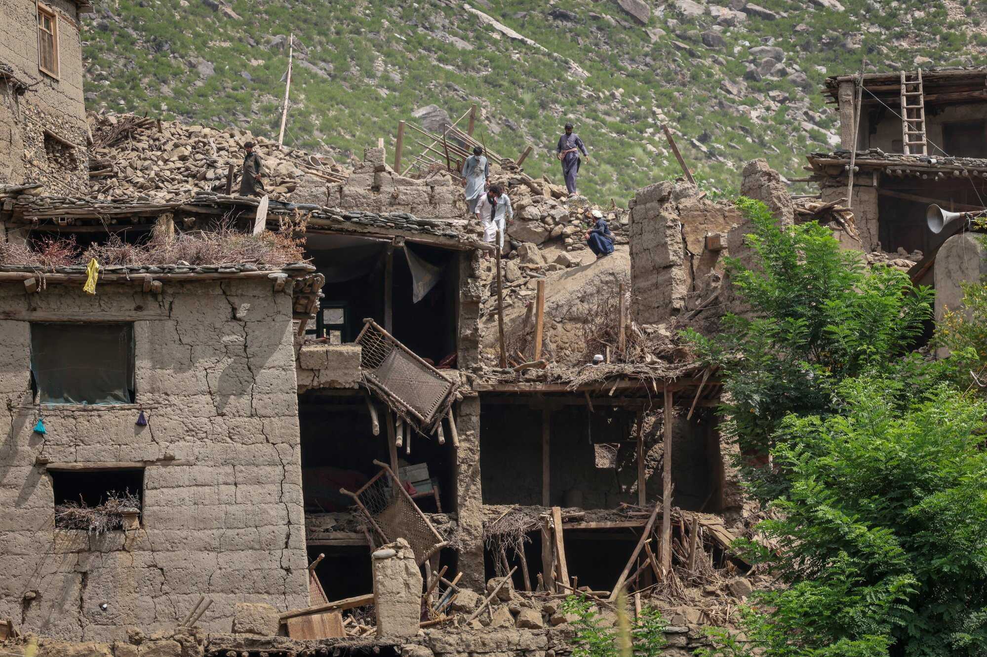 Rescue efforts in Afghanistan face challenges due to terrain and reduced international aid. Photo: Reuters