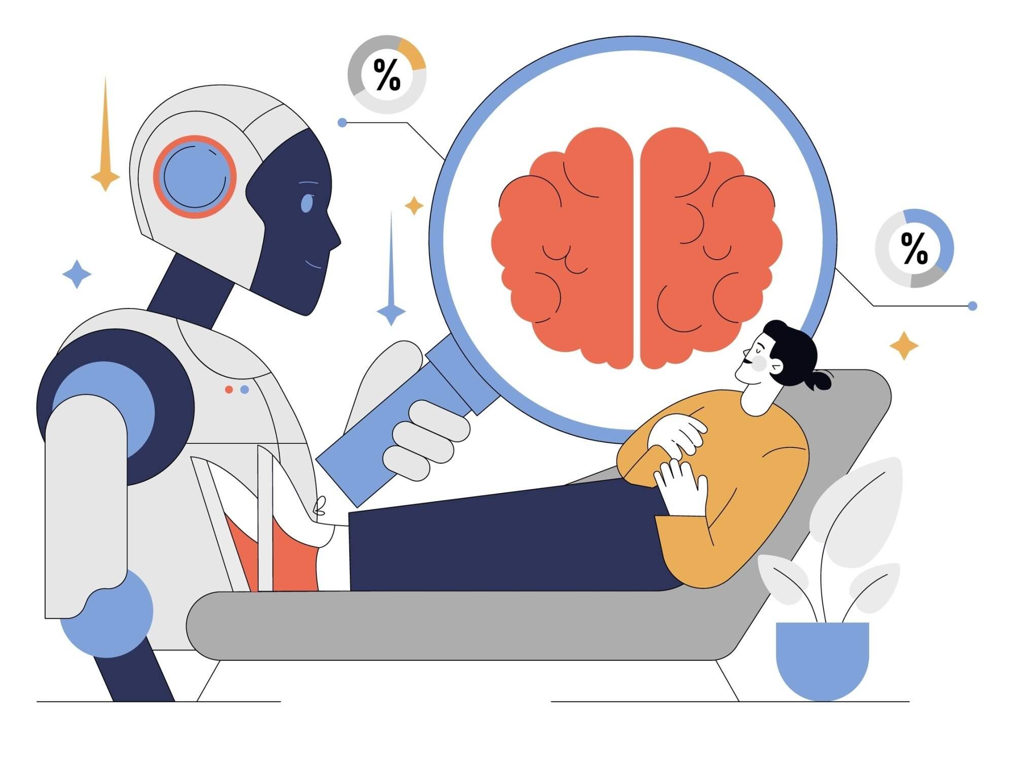 Artificial intelligence-powered chatbots simulate understanding and rely on a user’s inputs, but they cannot detect a person’s non-verbal cues. Photo: Shutterstock