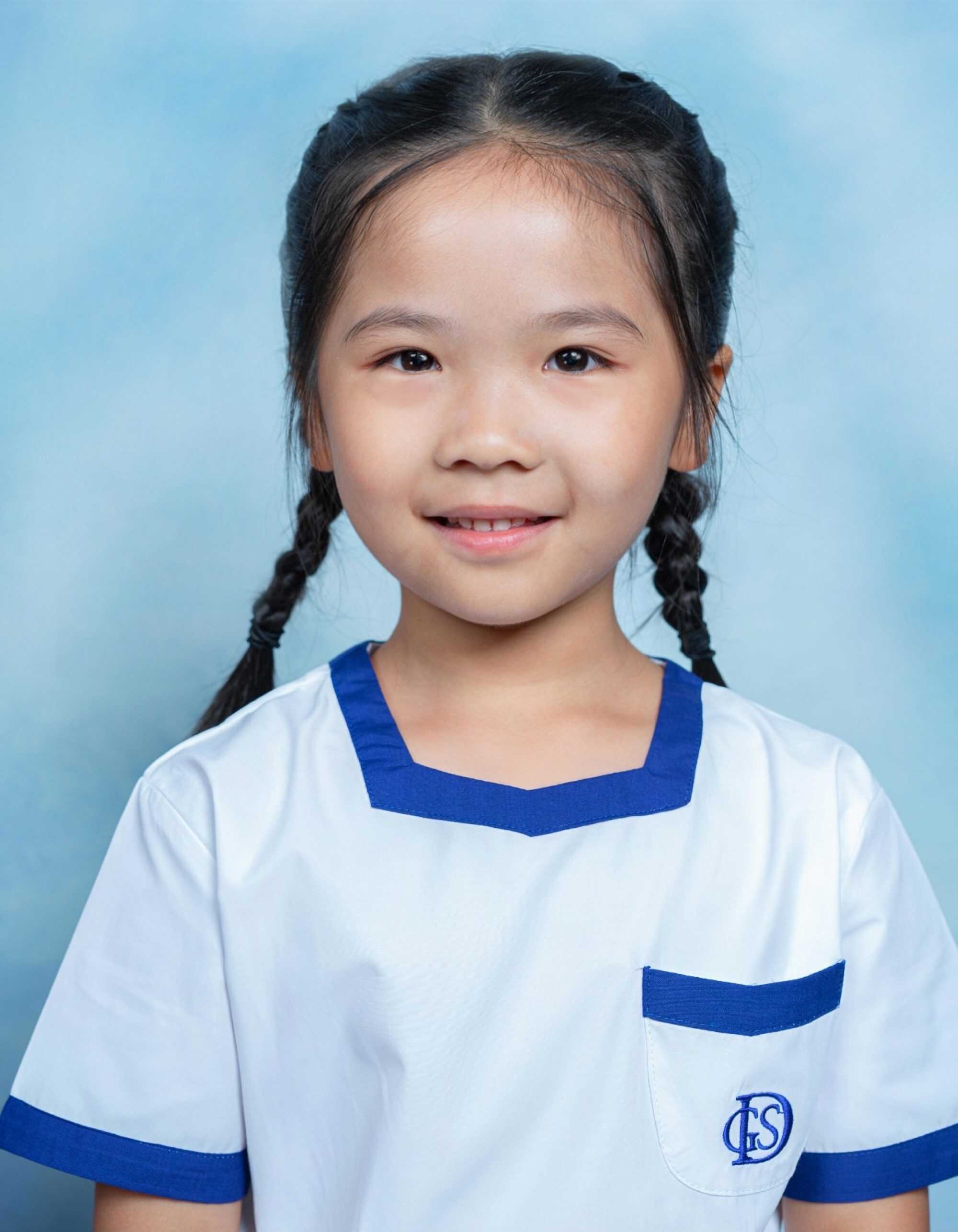 Elthea Ku is a student at Diocesan Girls’ Junior School. Photo: Handout