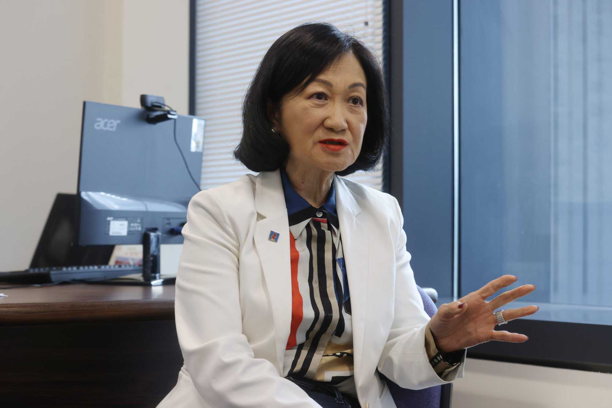 Lawmaker Regina Ip voted in favour of the bill. Photo: Jonathan Wong