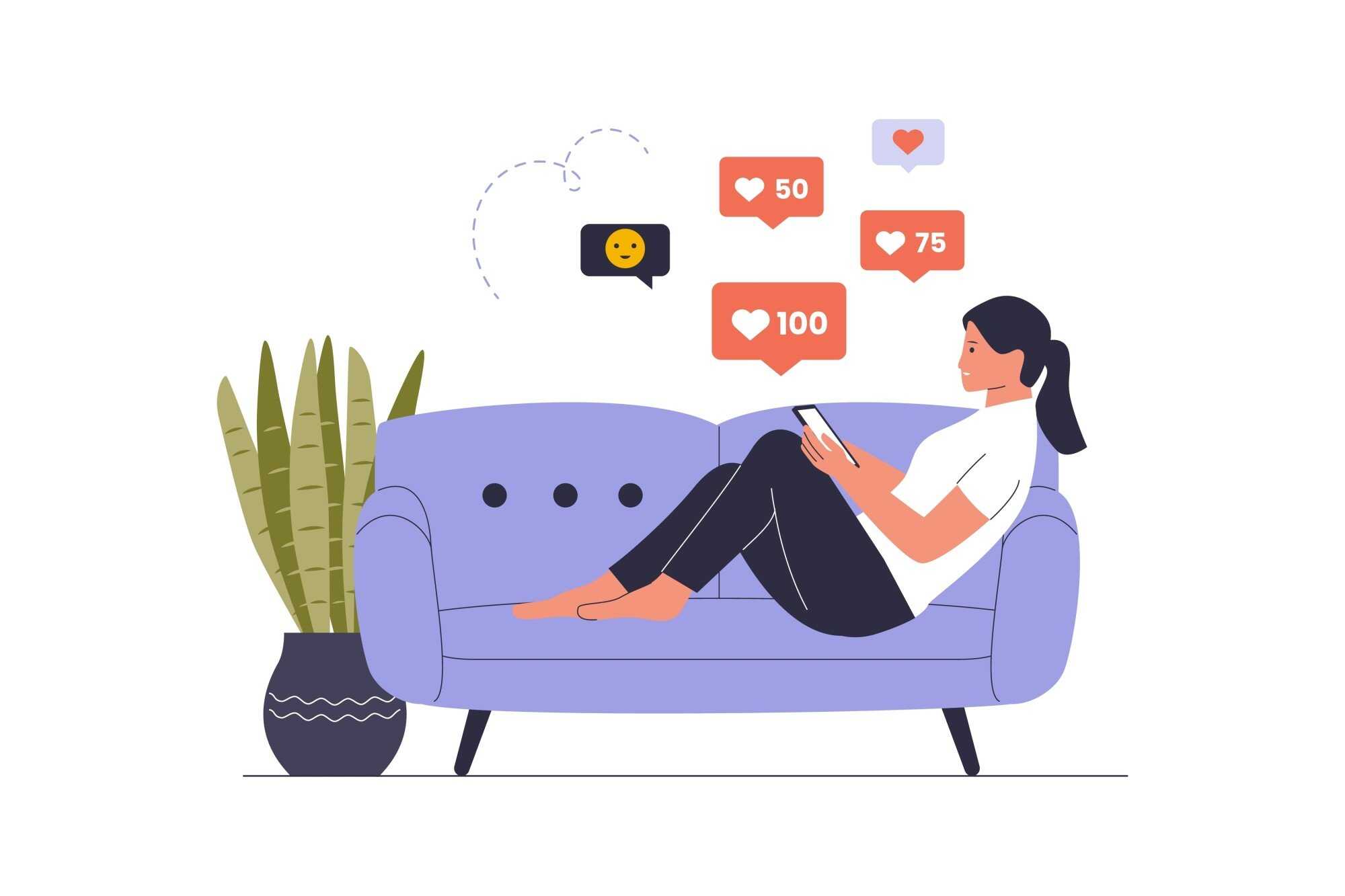 If you find yourself scrolling social media as a way to avoid work, that could be a problem! Photo: Shutterstock
