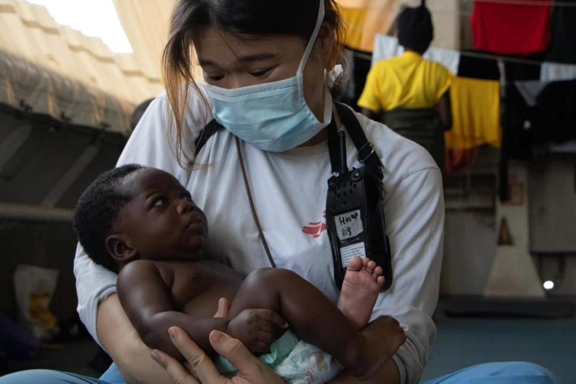 So said it is easy to get scared while on these missions, but that it’s important to look confident and support the people around you. Photo: Handout