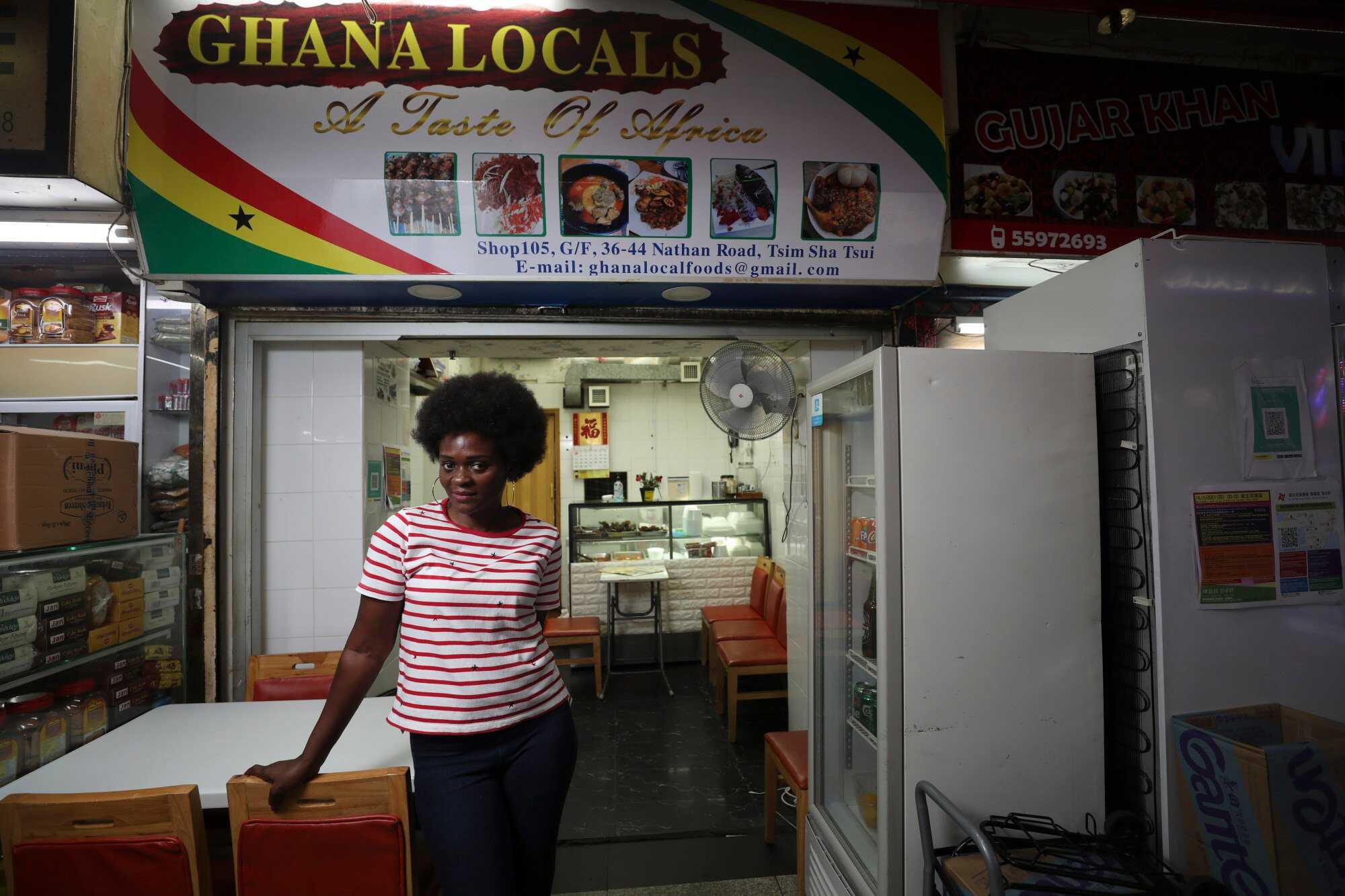 Tess Karl Buah, the owner of Ghana Locals, an African restaurant in Hong Kong, is dedicated to sharing her culture and cuisine while fostering community connections among diverse customers. Photo: Xiaomei Chen