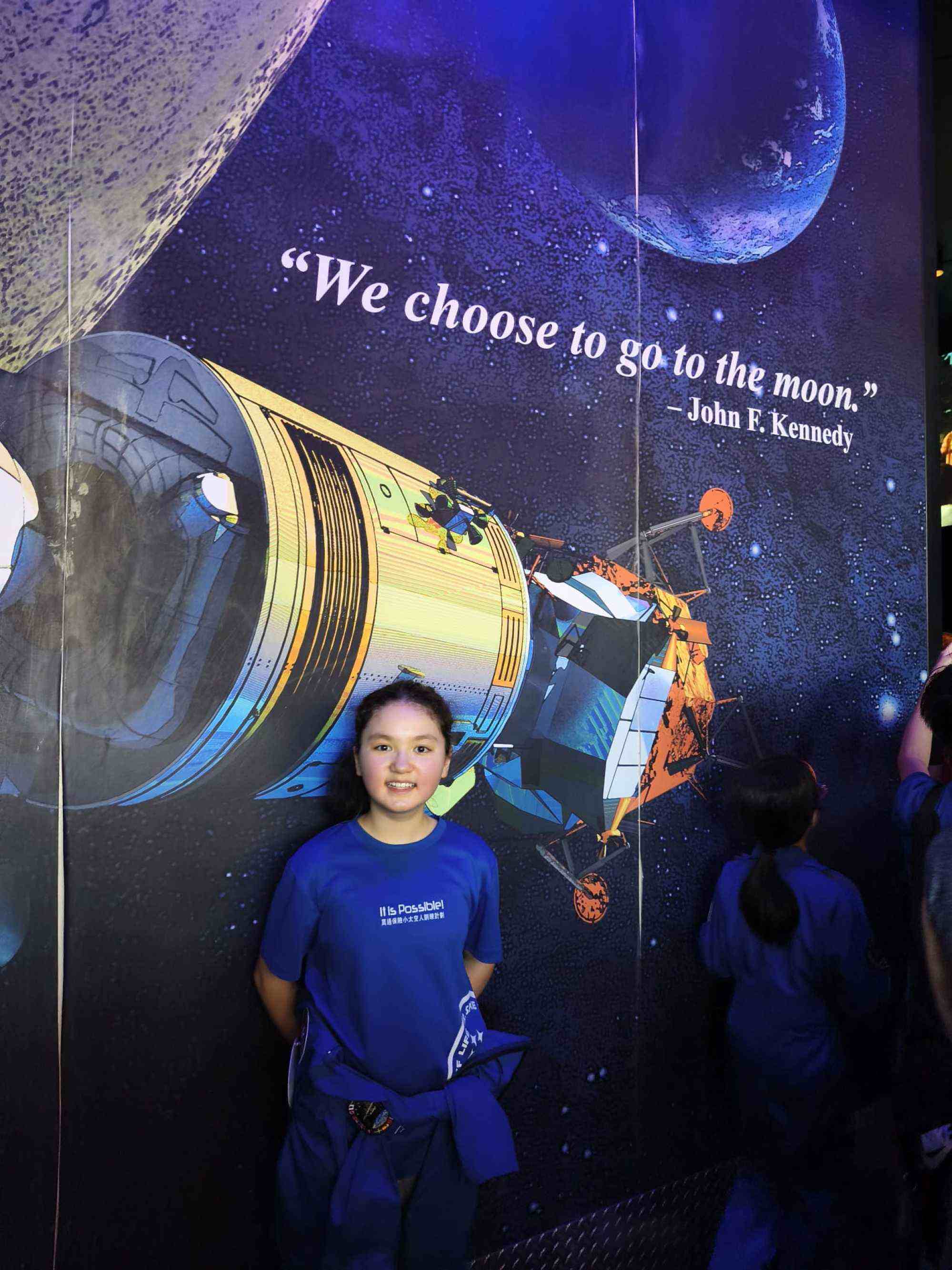 Gabrielle West was excited to participate in The YF Life Jr Space Camp Programme. Photo: Handout