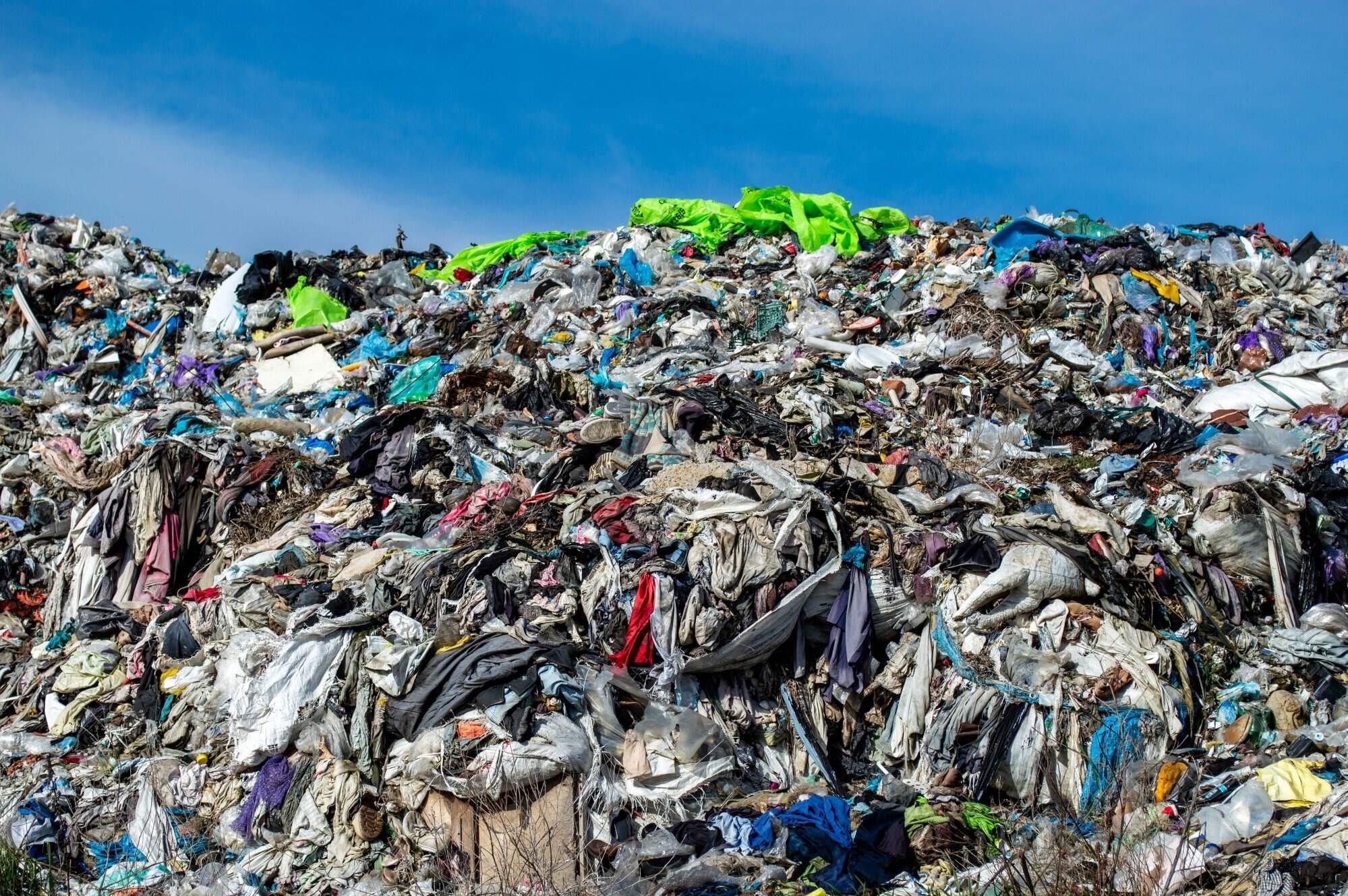 A majority of clothing ends up in landfills, the UN Environment Programme has found. Photo: Shutterstock