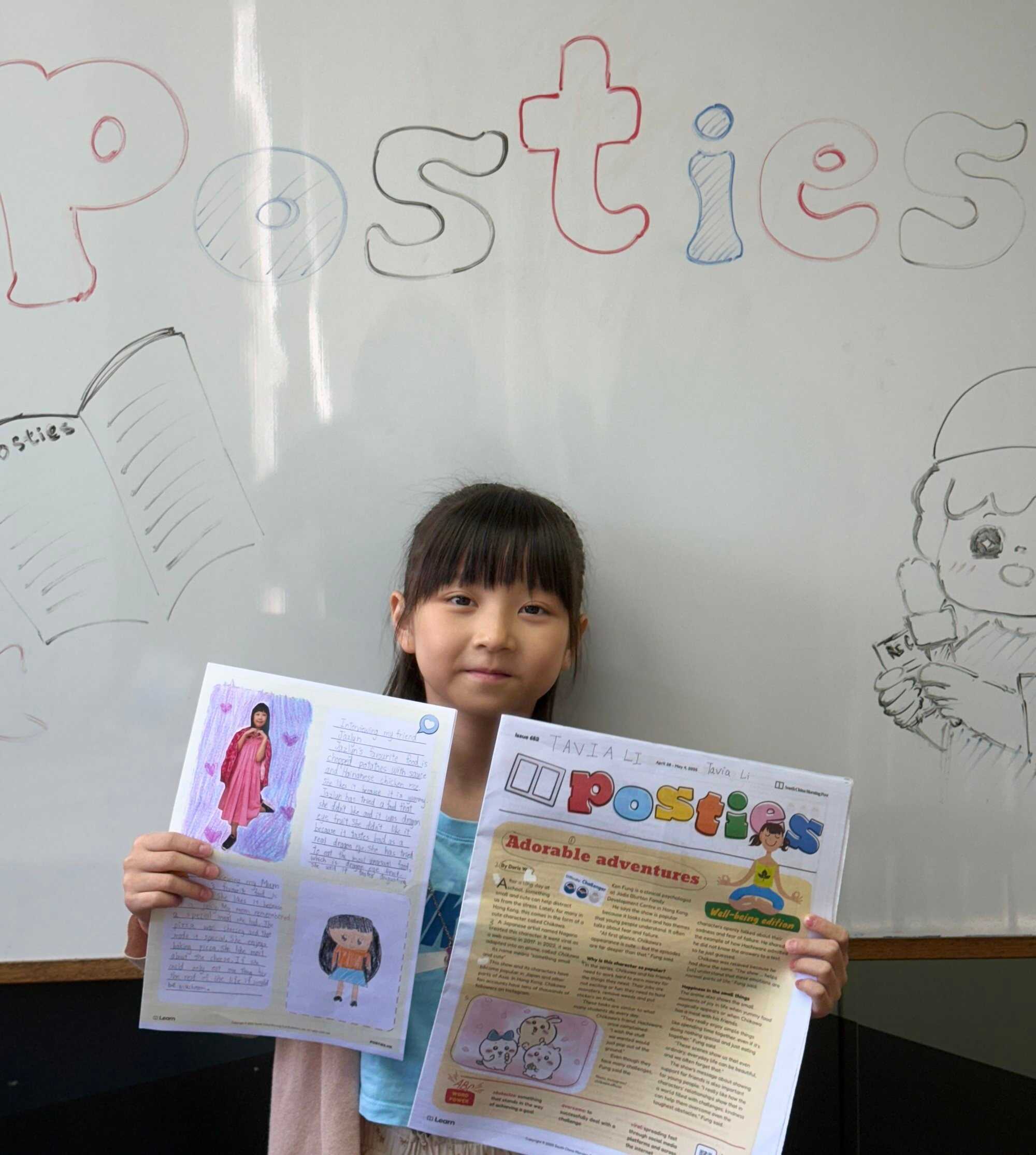 Tavia Li is a student at Good Hope School. Photo: Handout