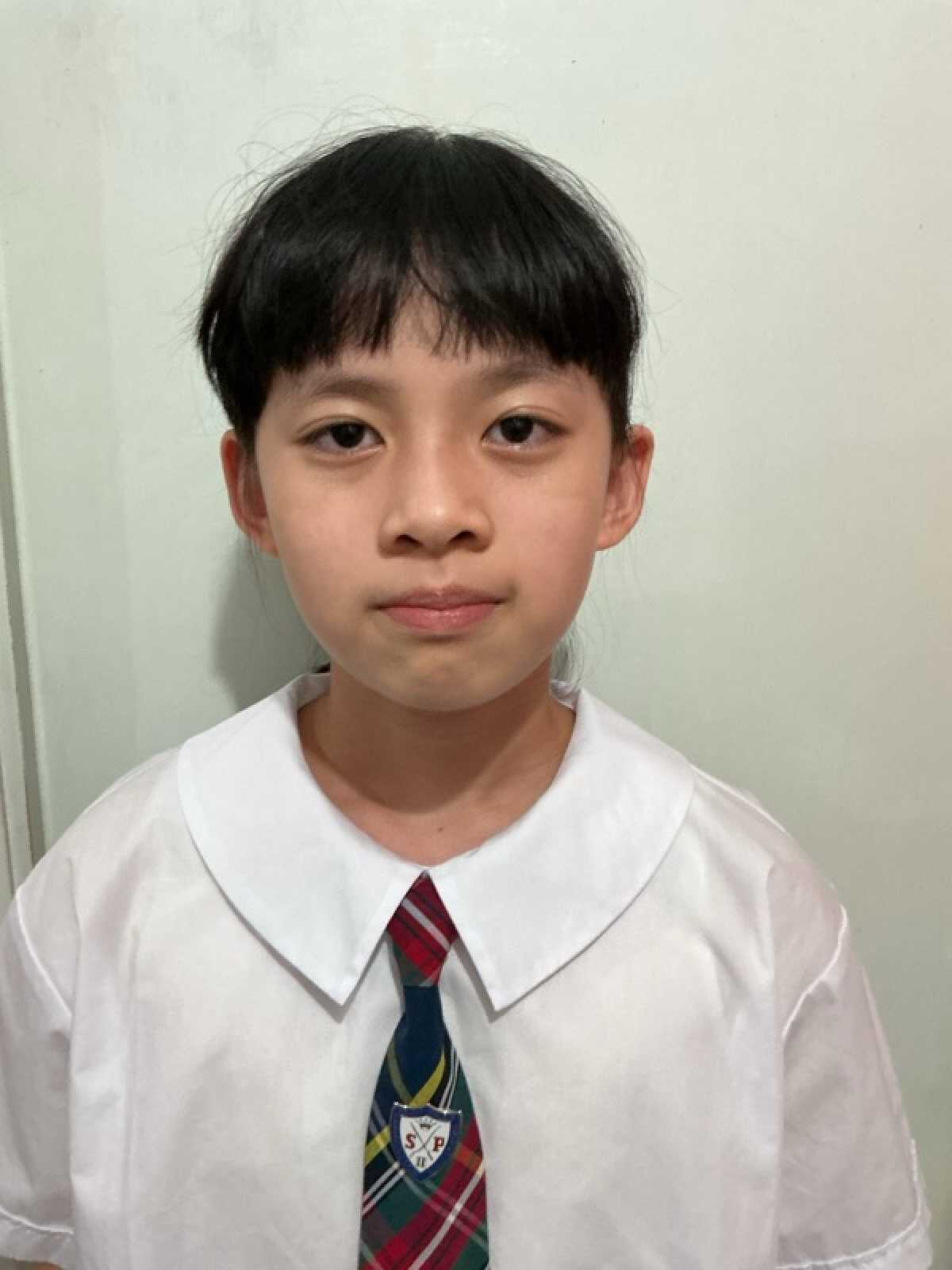 Janis Koo is a student at St Paul’s Convent School. Photo: Handout
