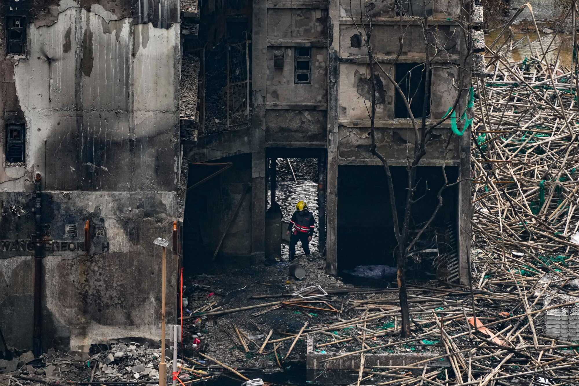 The fire at Wang Fuk Court in Tai Po has claimed at least 159 lives. Photo: Karma Lo