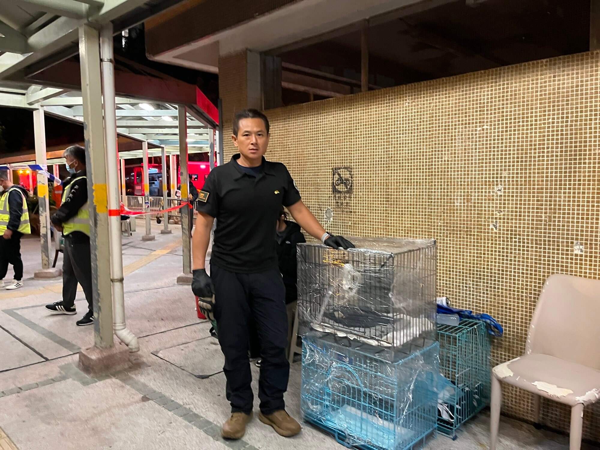 Bon Chan is taking care of some reptiles whose owners lost their homes and cannot look after their animals. Photo: Kelly Fung