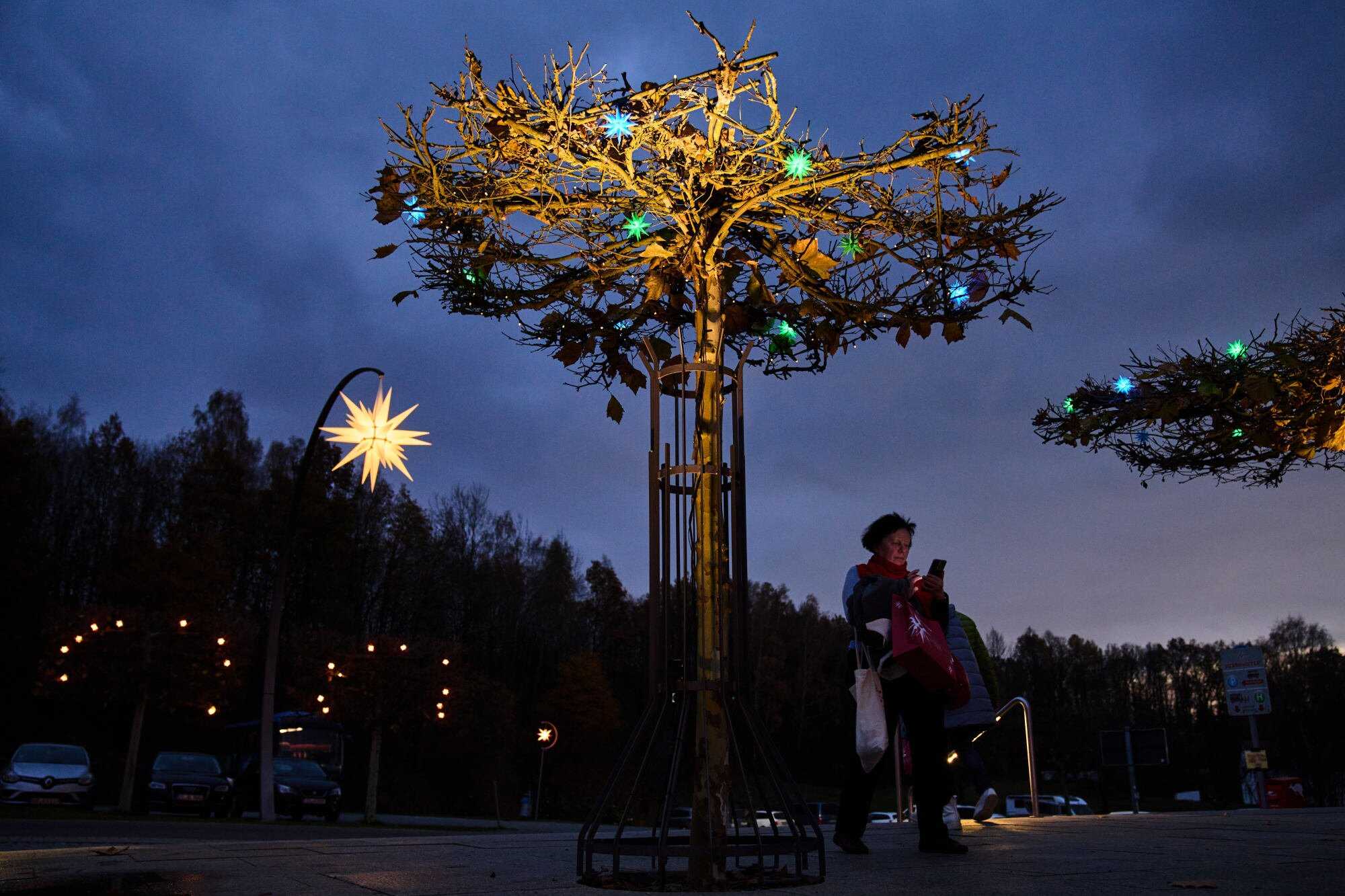 Moravian stars have been made by hand for more than 180 years. Photo: AP