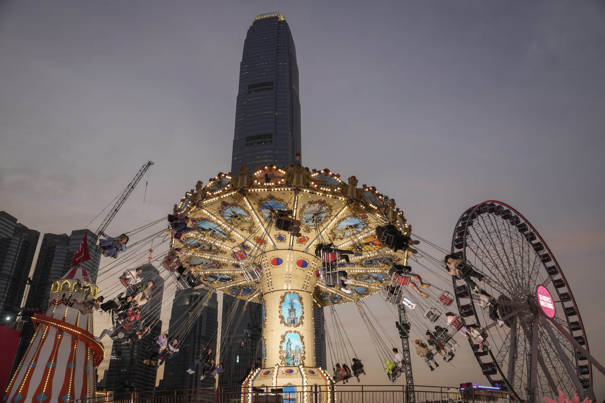 The AIA Carnival has returned to the Central Harbourfront for another winter edition. Photo: Elson Li