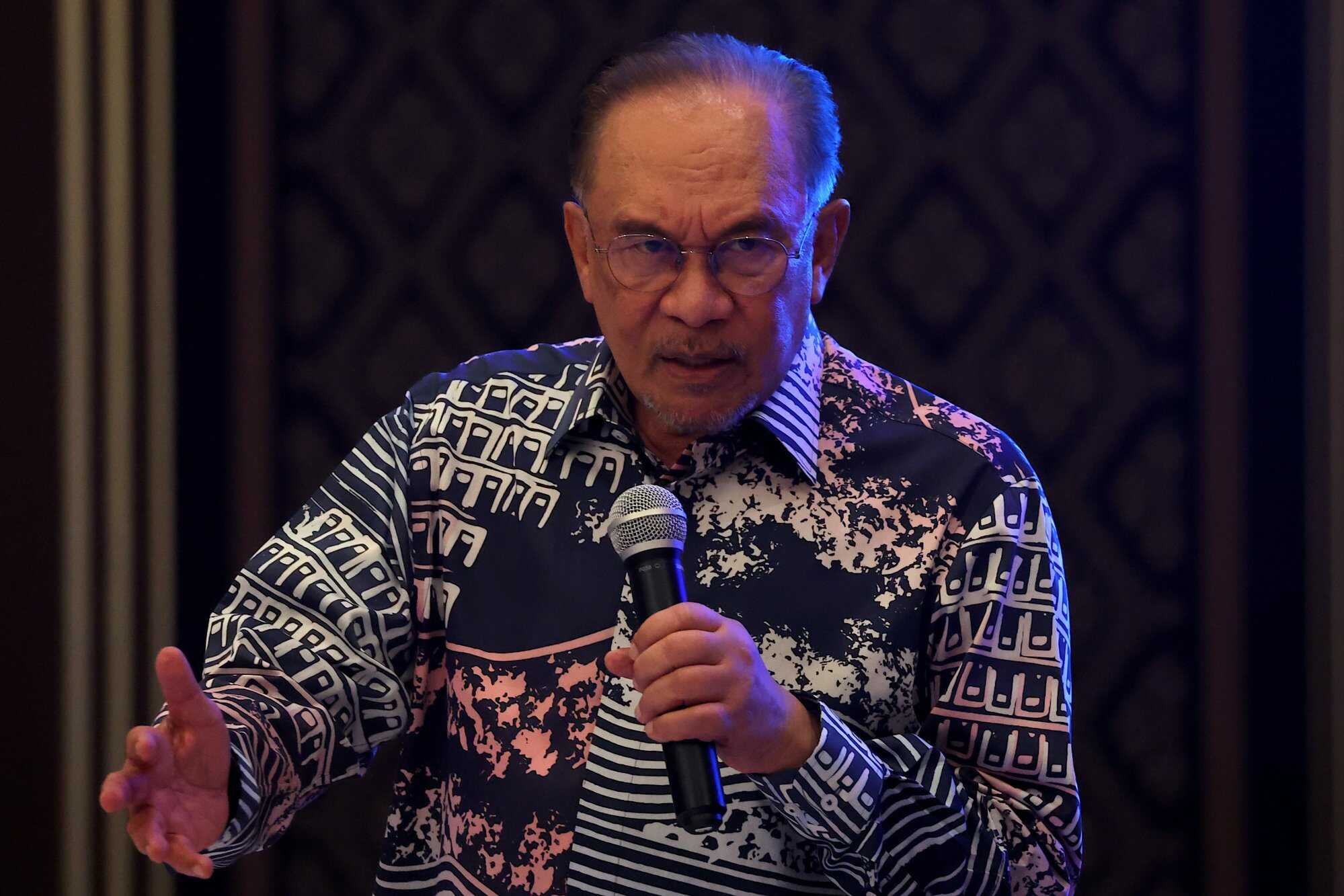 Malaysian Prime Minister Anwar Ibrahim has repeatedly ruled out legal recognition for LGBTQ rights during his tenure. Photo: EPA