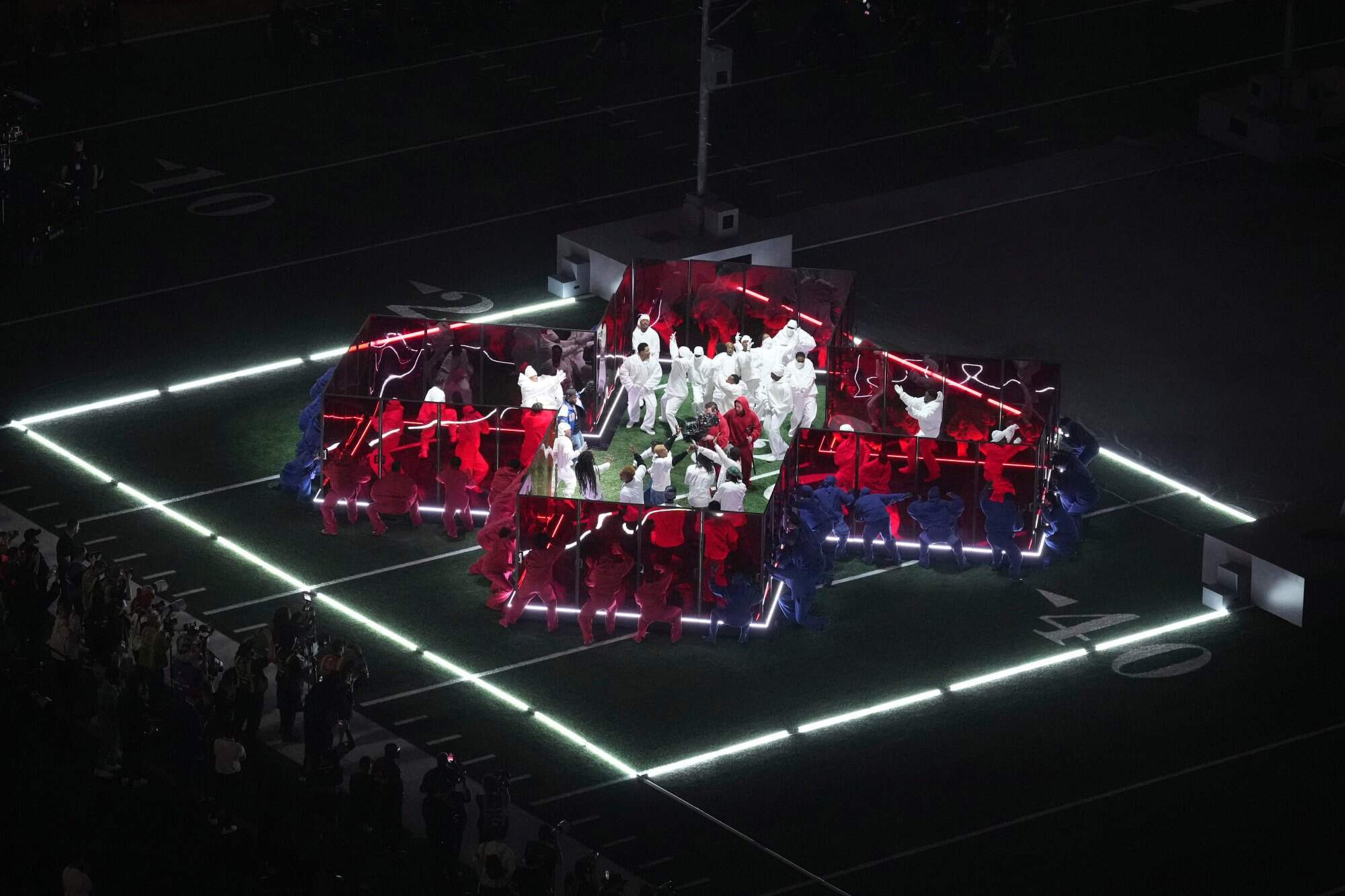 Kendrick Lamar’s halftime performance during the Super Bowl will definitely go down in pop culture history. Photo: AP
