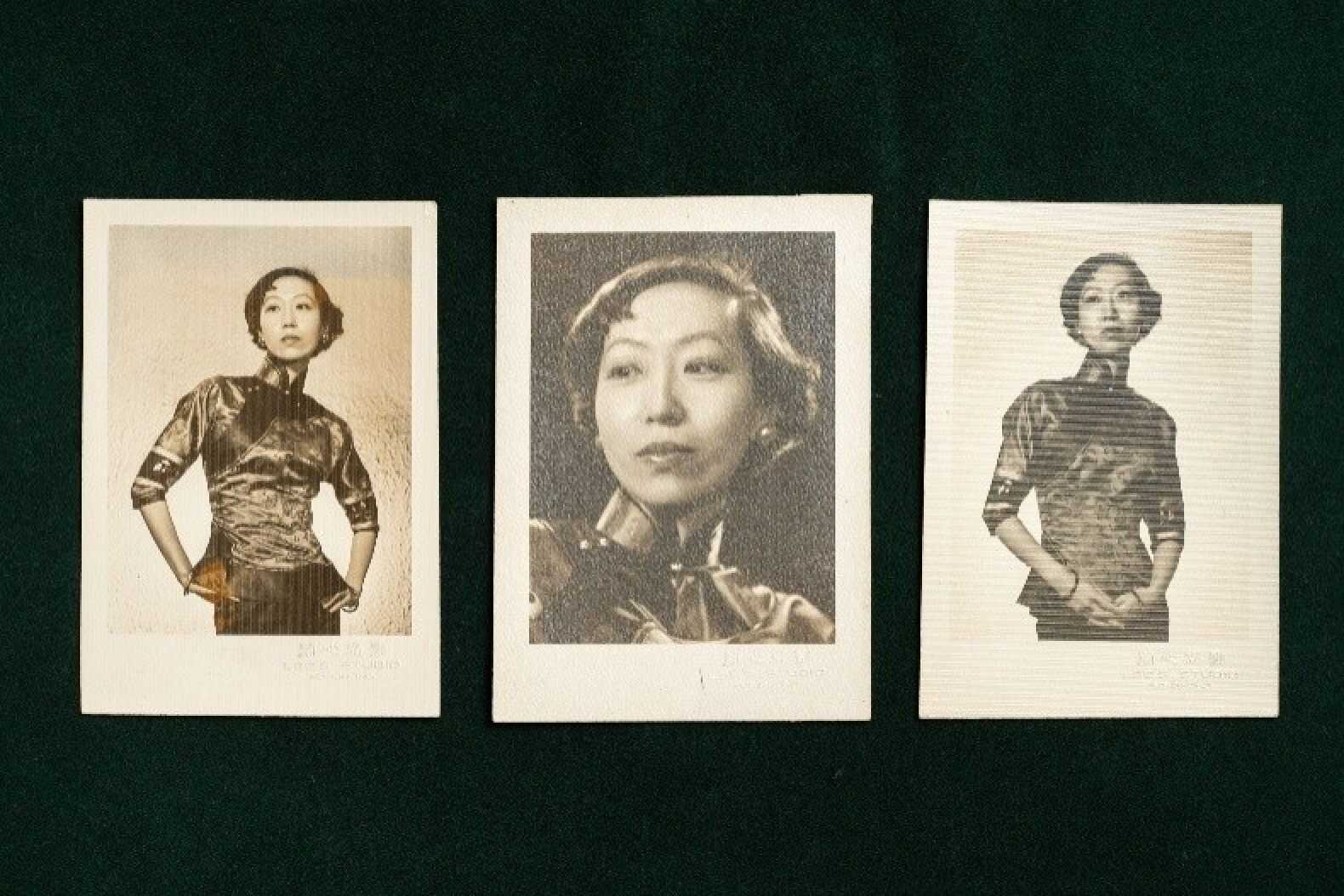 Photographs of Eileen Chang Ai-ling, dated 1954. Photo: Hong Kong Metropolitan University