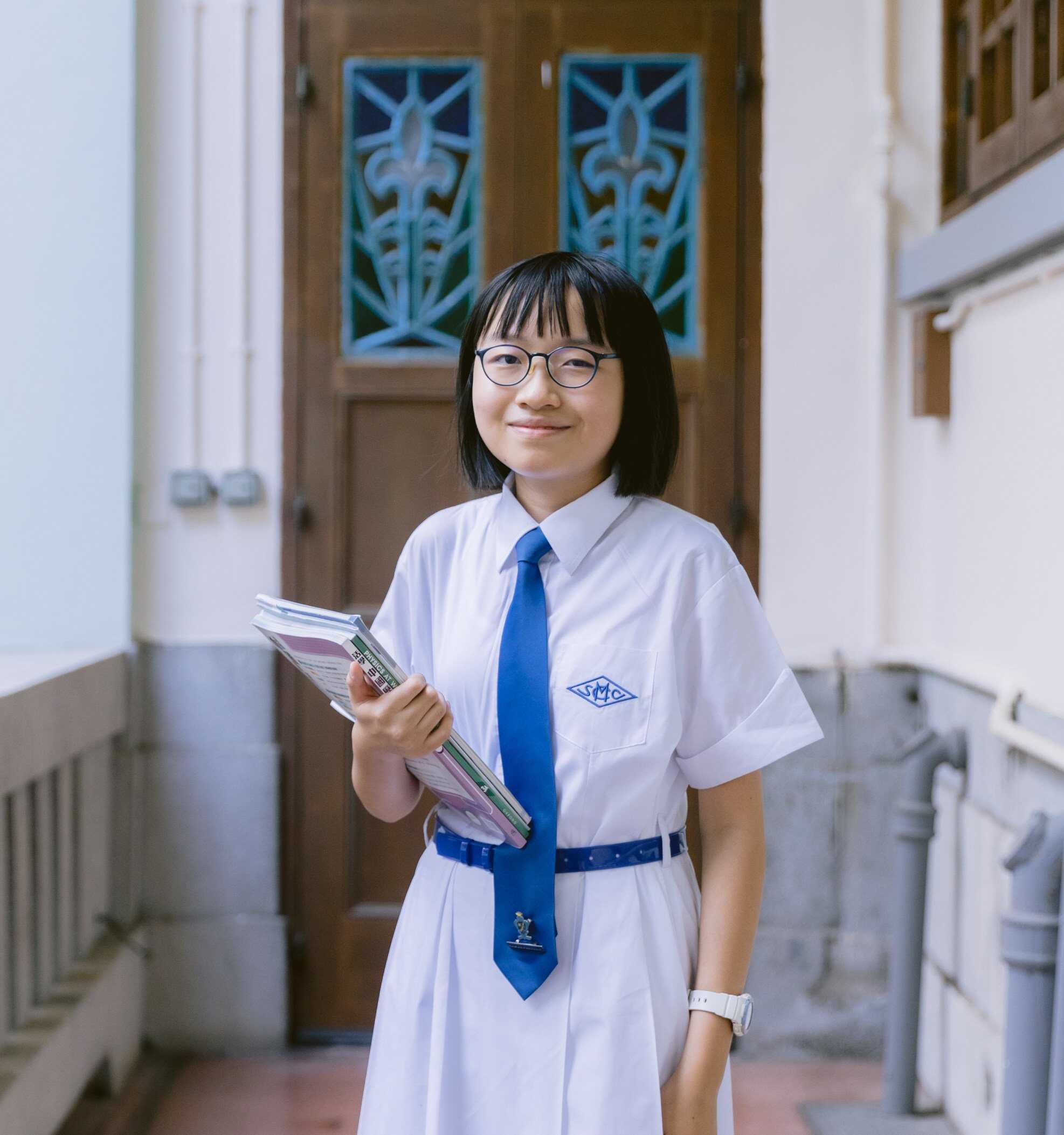 Valerie Chiu is a student at St Mary’s Canossian College. Photo: Handout