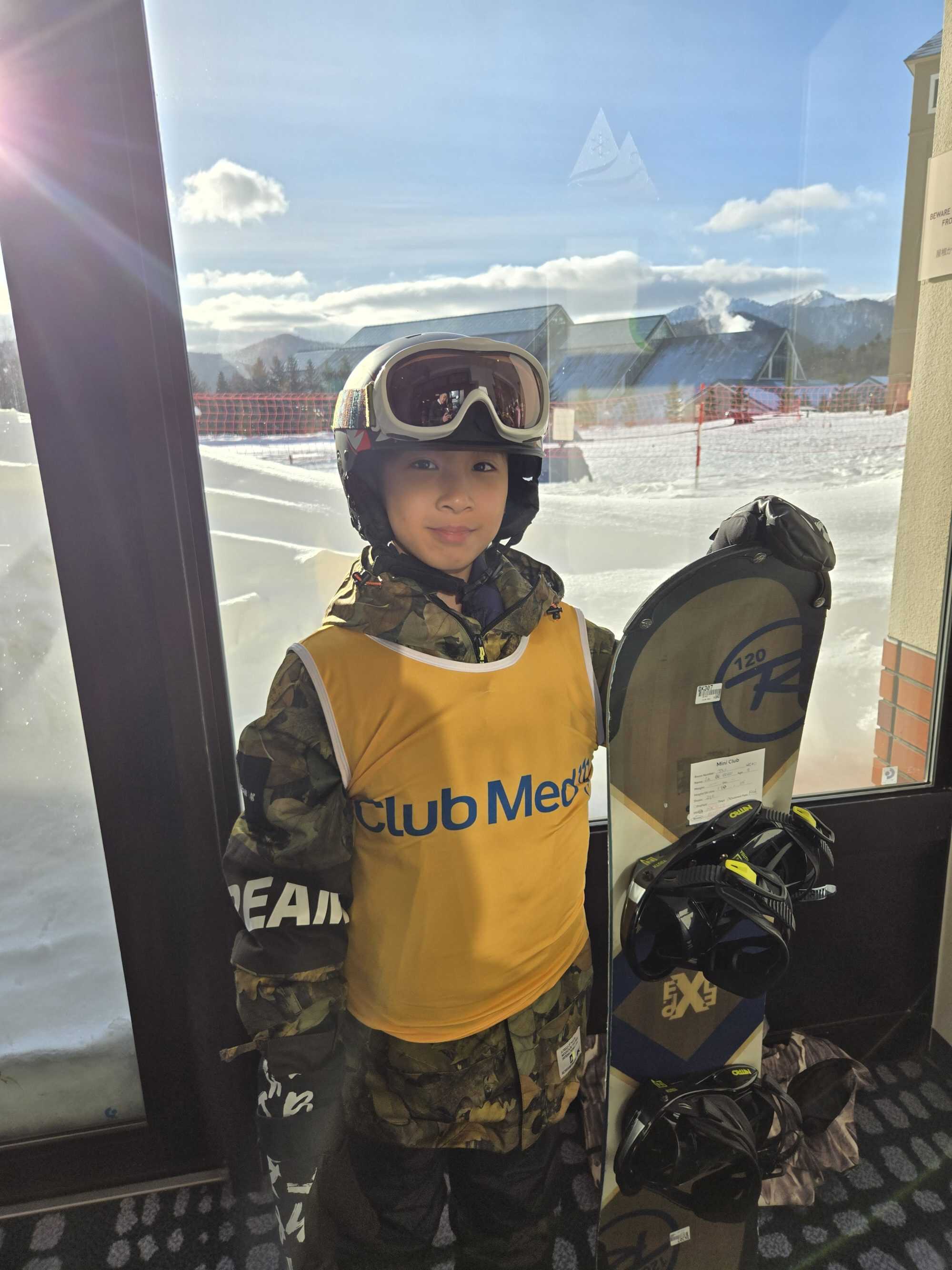 Eden Lai went snowboarding during his Christmas holidays. Photo: Handout