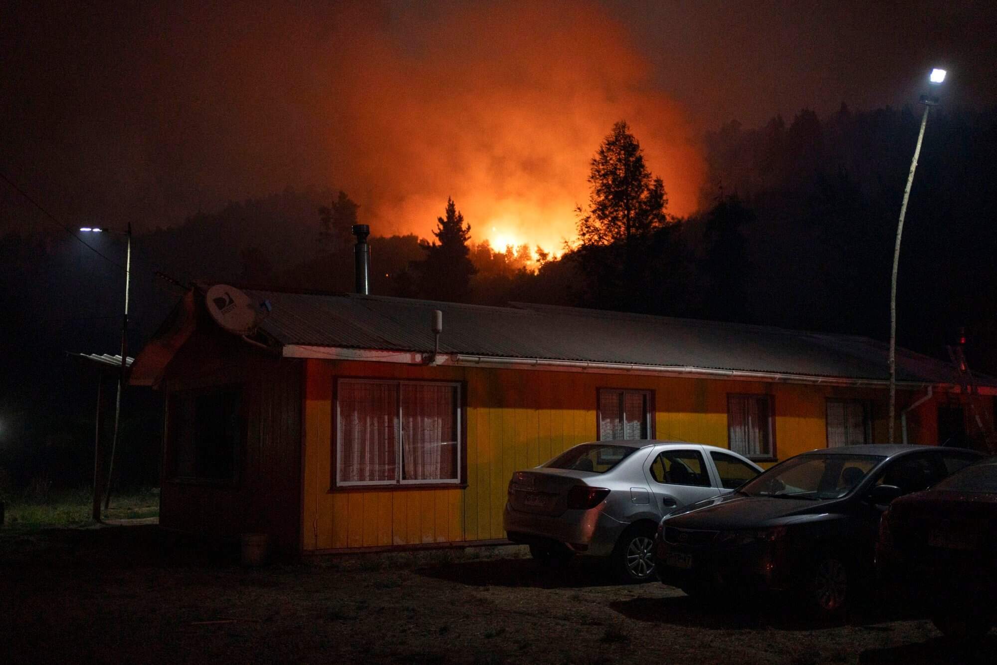 Around 1,000 homes have been destroyed or damaged, officials said. Photo: EPA