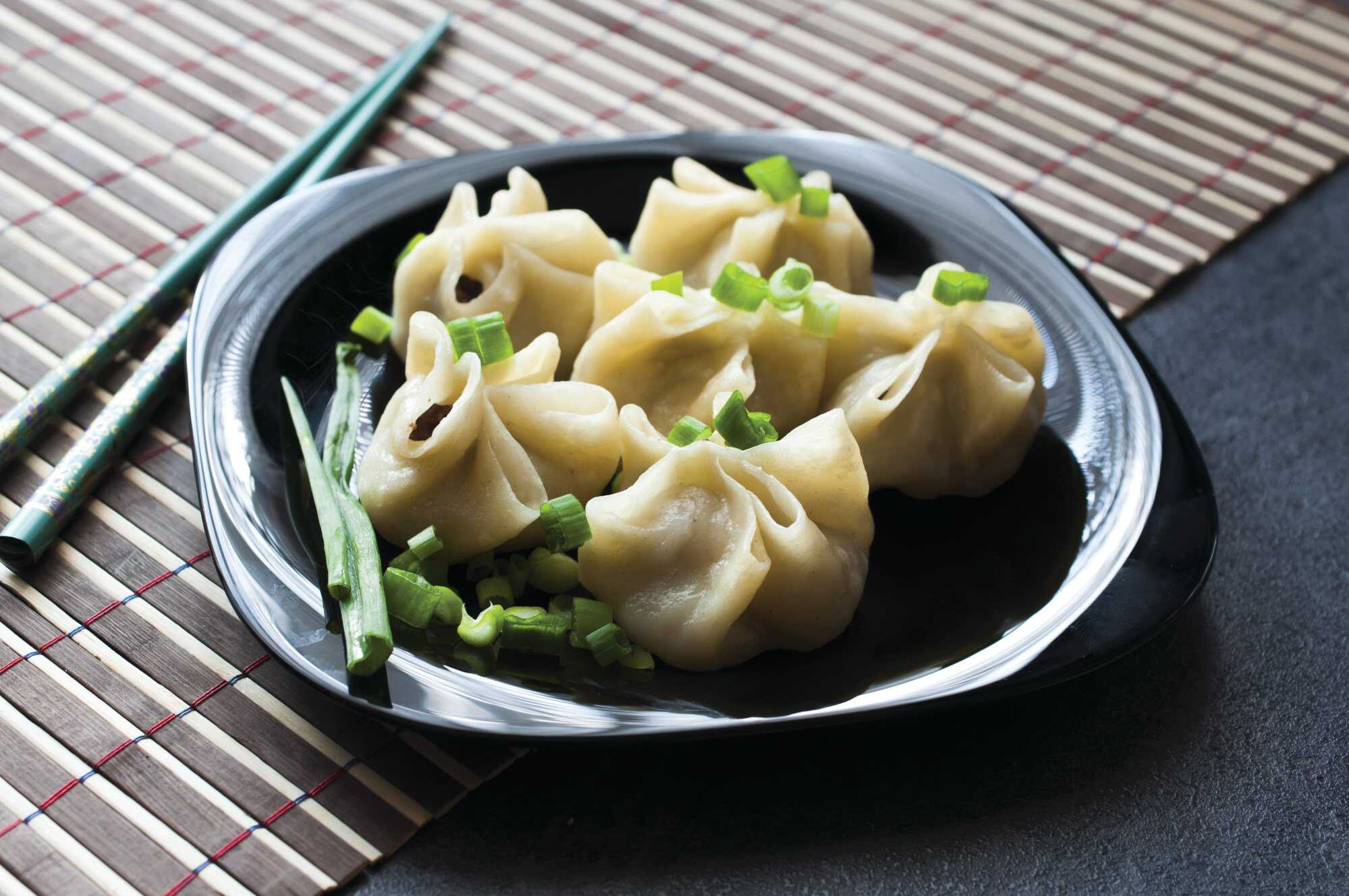 Mongolian dumplings often have minced beef or lamb fillings. Photo: Shutterstock