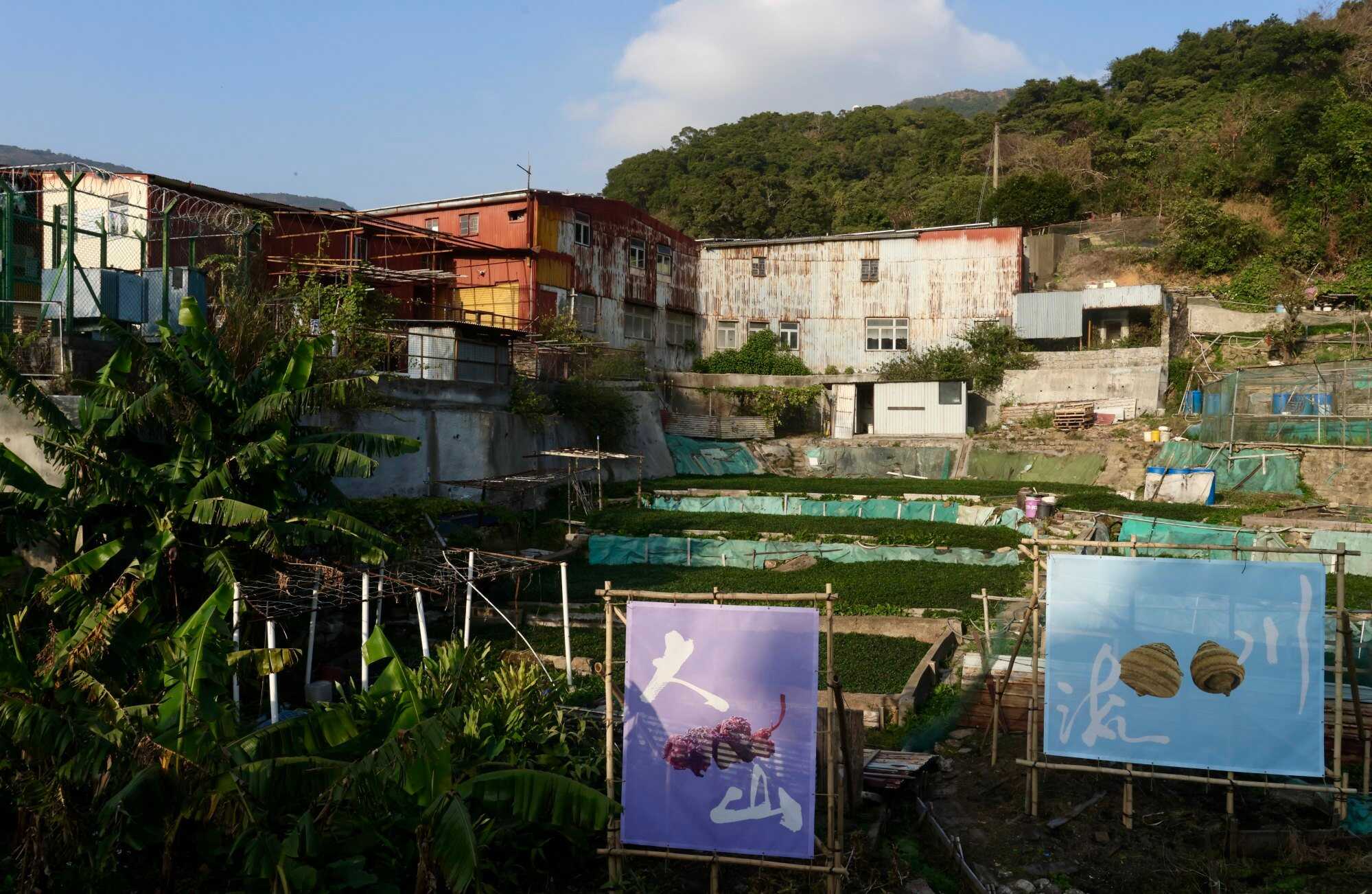 The art pieces for “Flow with Big Mountain” are scattered throughout the village. Photo: Jonathan Wong