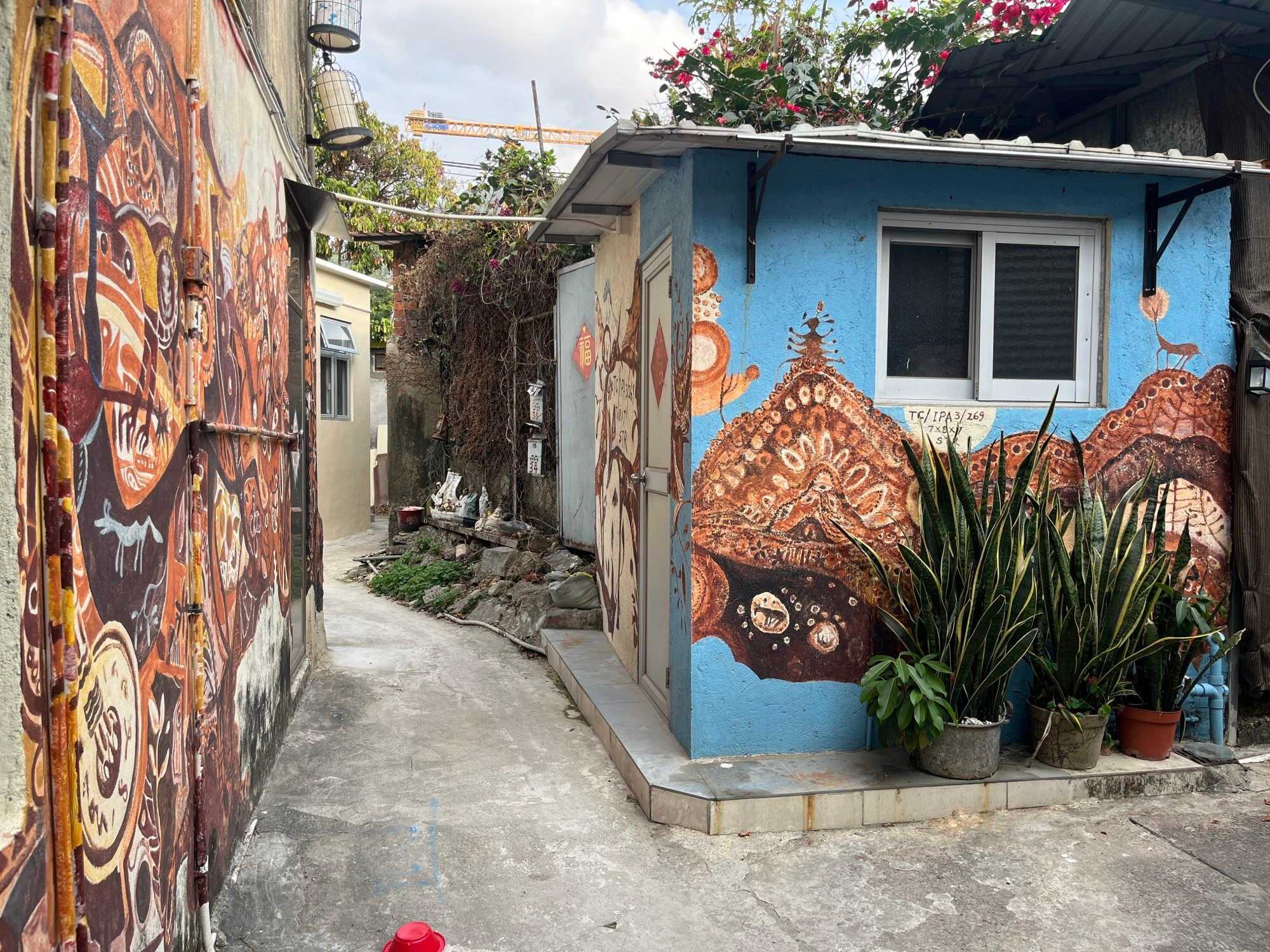 Ma Wan Chung has many beautiful murals across the village walls. Photo: Kelly Fung