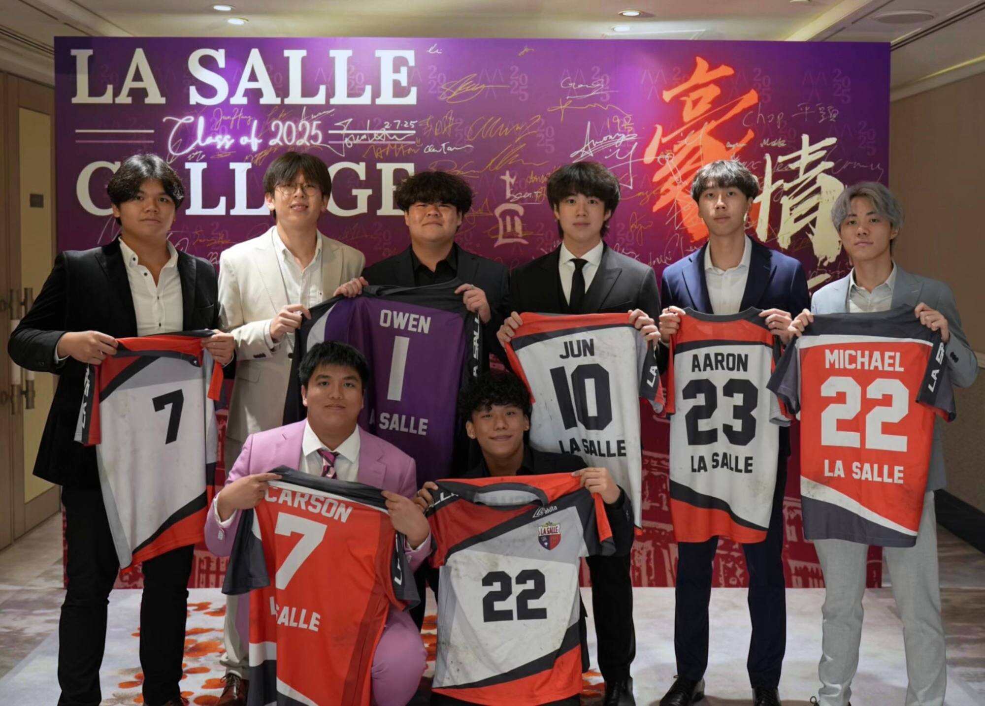 Jun Hung Kwan-kei (back row, third from right) said he wanted to lead in a way that was grounded in serving others and meeting their needs. Photo: Handout