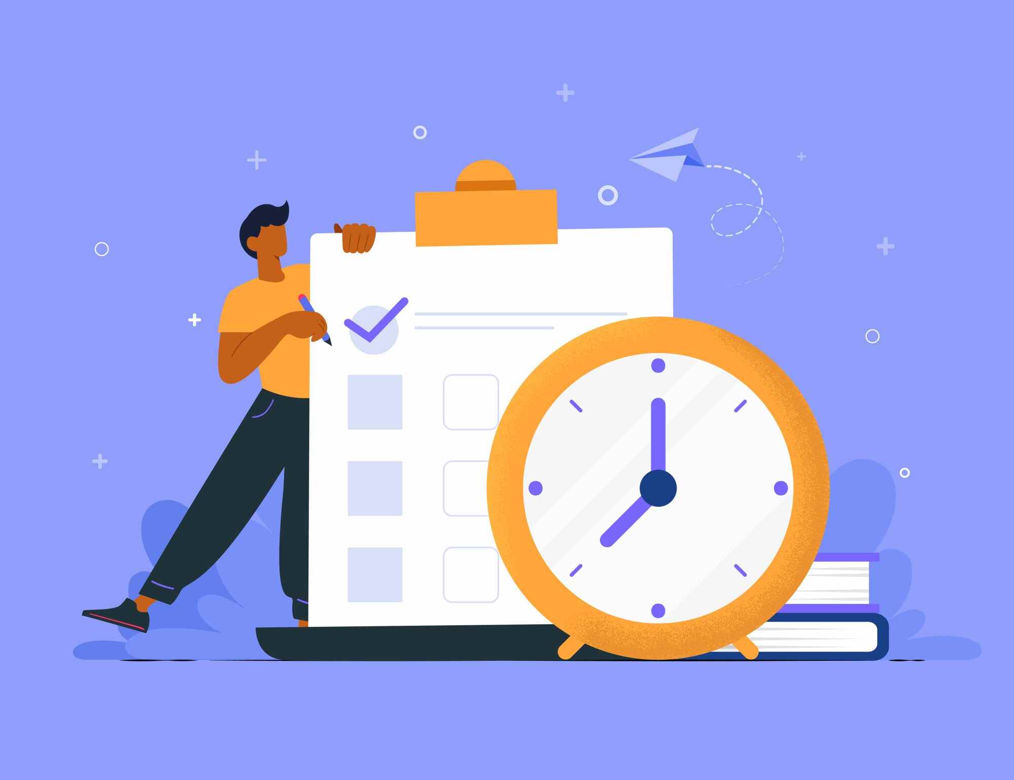 Split your time well between the different sections so that you don’t have to rush at the end. Photo: Shutterstock