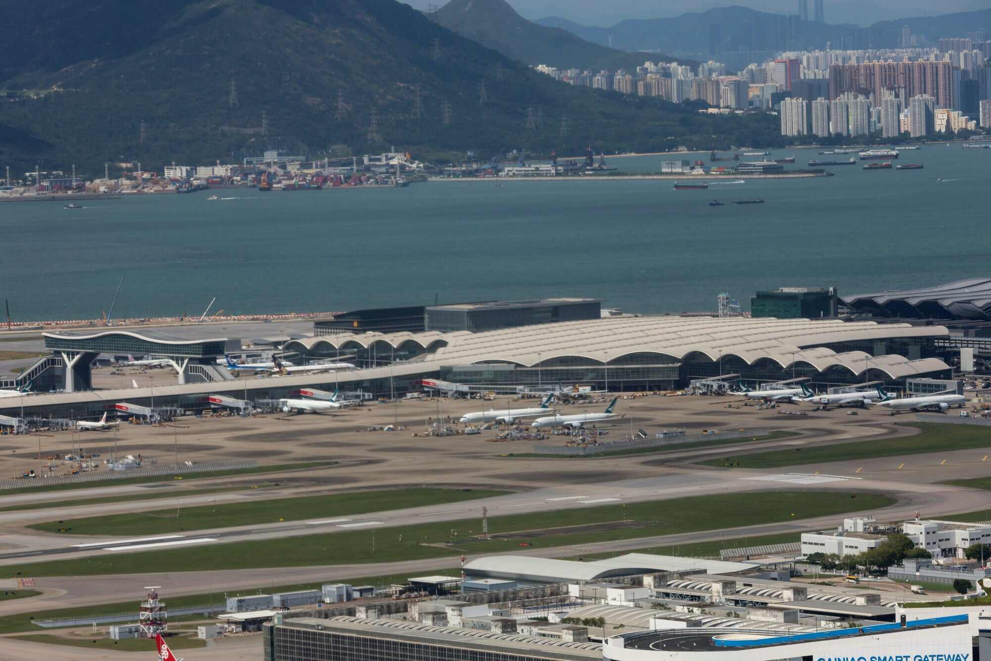 A view of Hong Kong International Airport in Chek Lap Kok now. Photo: Edmond So