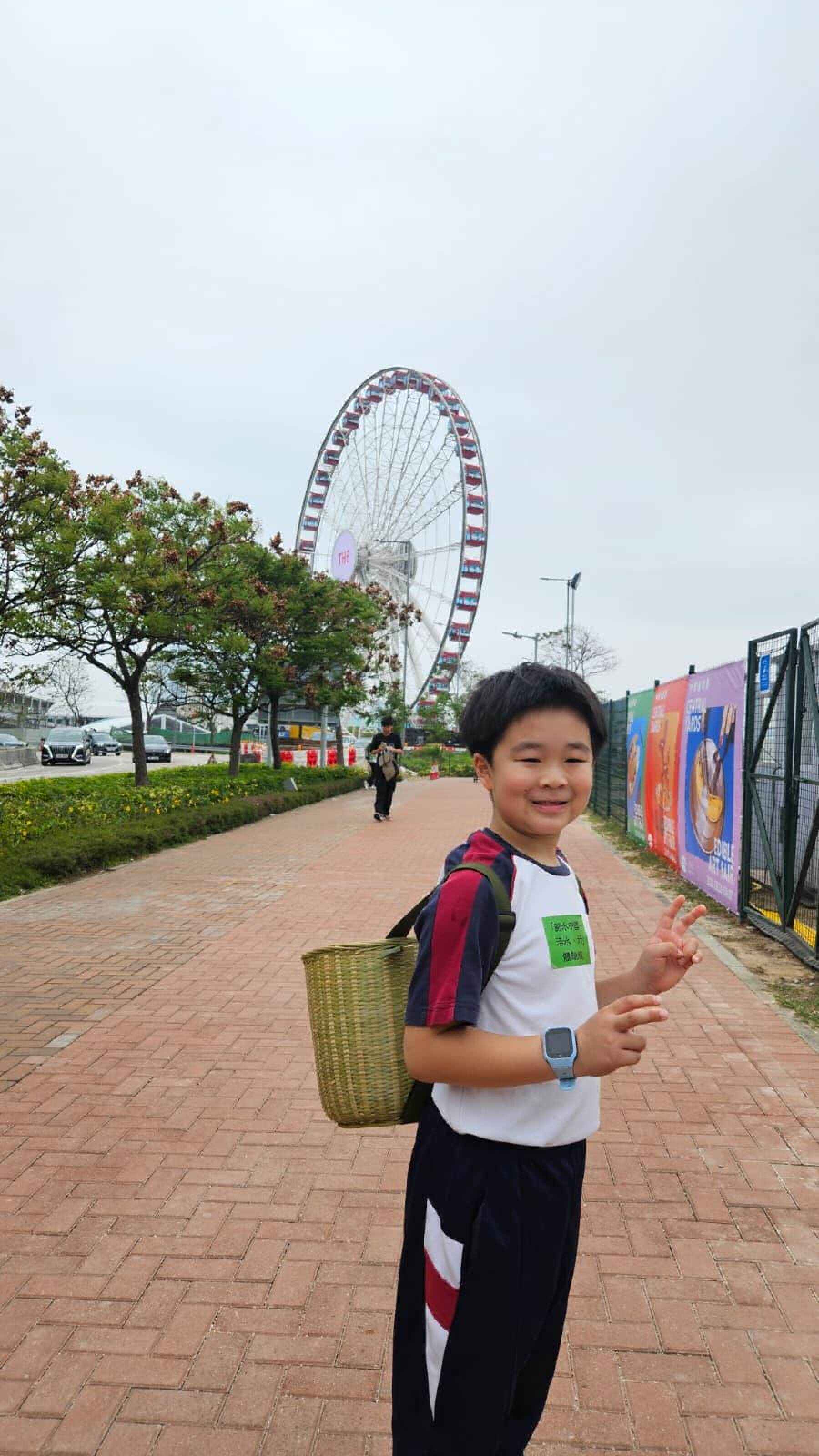 Zion Cheng enjoyed Amity’s “Walk for Living Water Walkathon and Carnival”. Photo: Handout