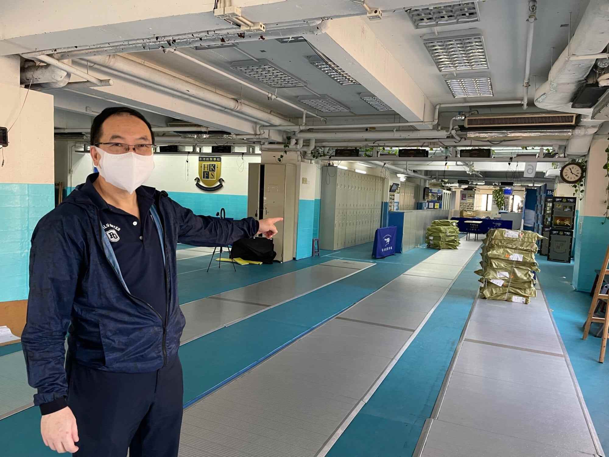 Wong Tsan, principal of the Hong Kong Fencing School, emphasised the need for a permanent venue to improve training conditions, which are currently hindered by limited access to public sports halls. Photo: Chan Kin-wa
