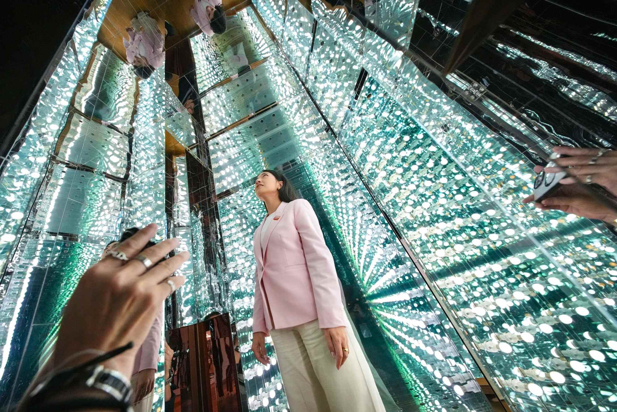 Works by Lee Bul, one of the most prominent Asian contemporary artists in recent decades. Photo: Karma Lo