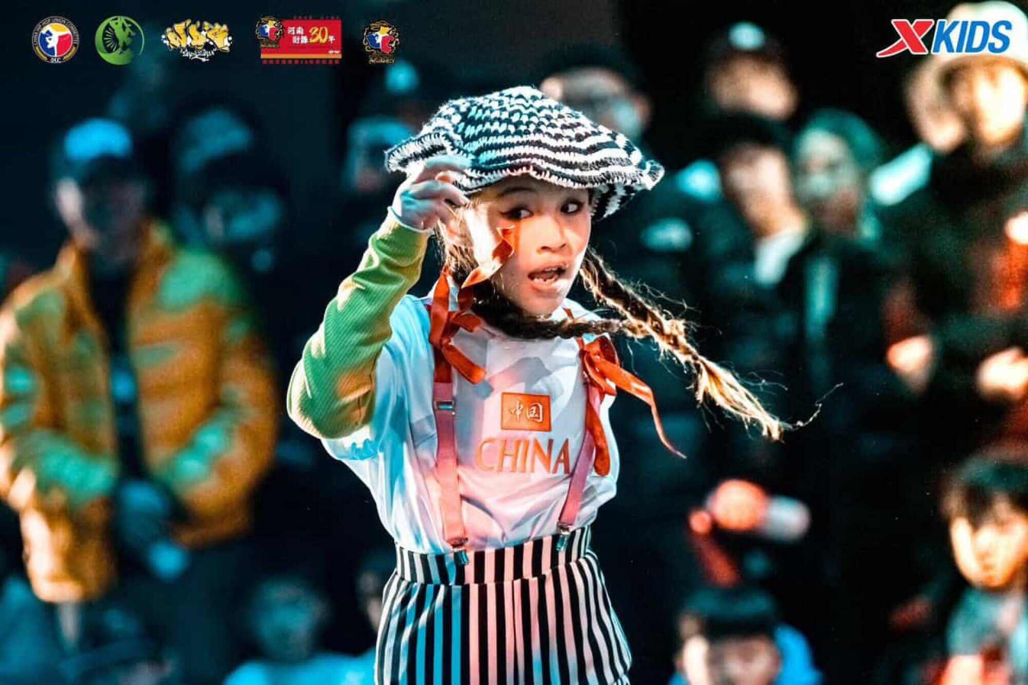 Gaga Khu at the BDS World Youth Street Dance Competition. Photo: China Hip-Hop Union Committee (CHUC)
