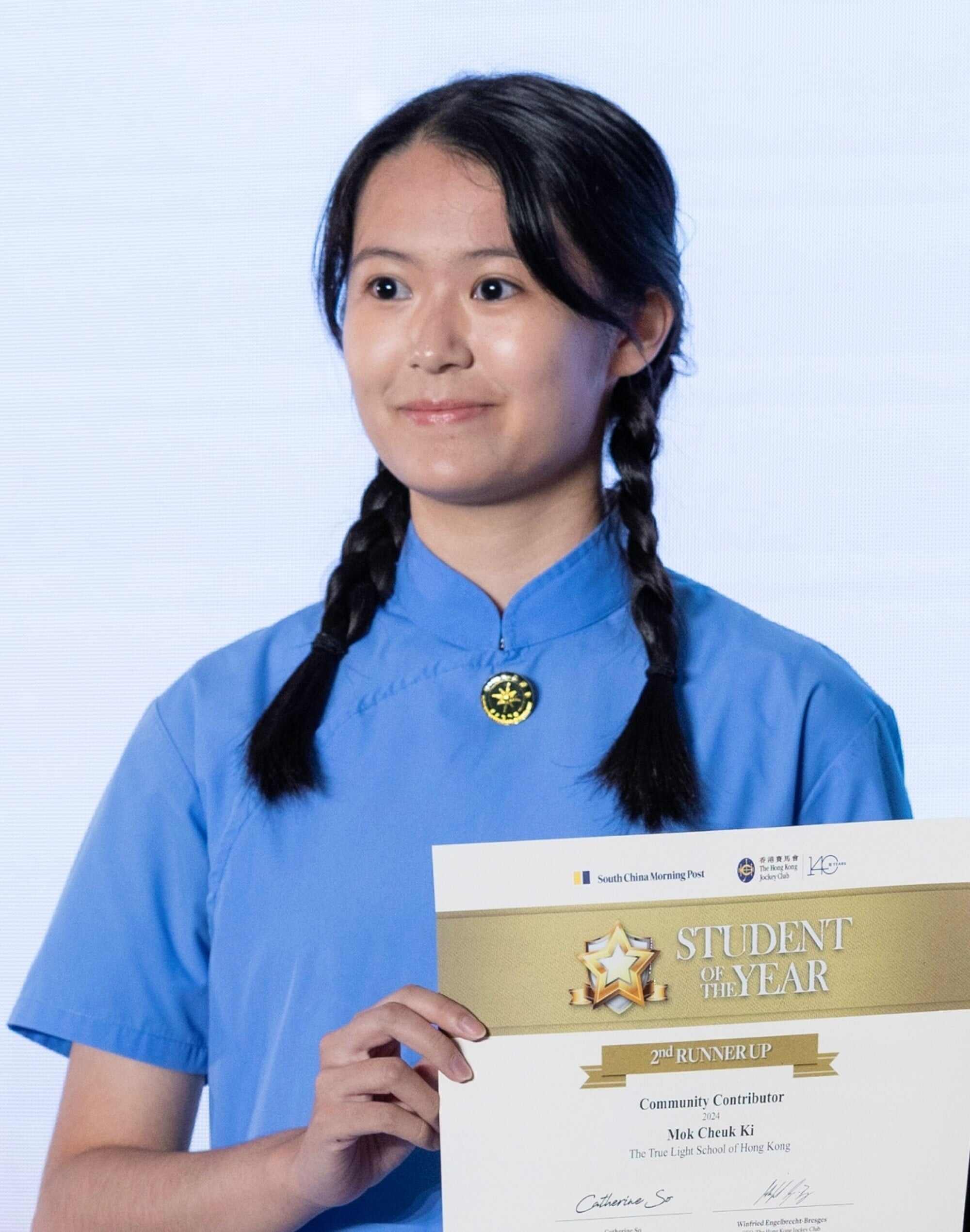 Sharon Mok was named the second runner-up in the Community Contributor category. Photo: Handout