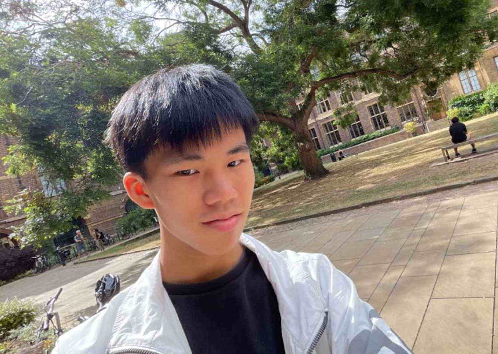 Peter Chui is a student at Maryknoll Fathers’ School. Photo: Handout