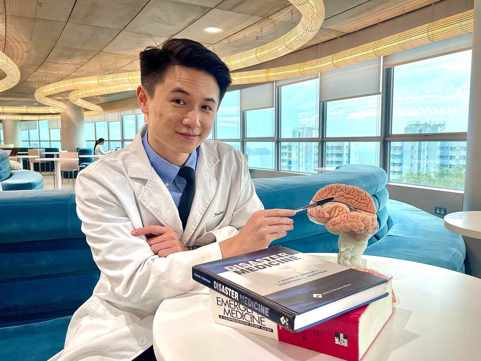Cheung started his Instagram page, @calvincheungtc, in September 2022, simplifying complex medical knowledge and research into bite-sized, digestible informational posts. Photo: Charlotte Kwan