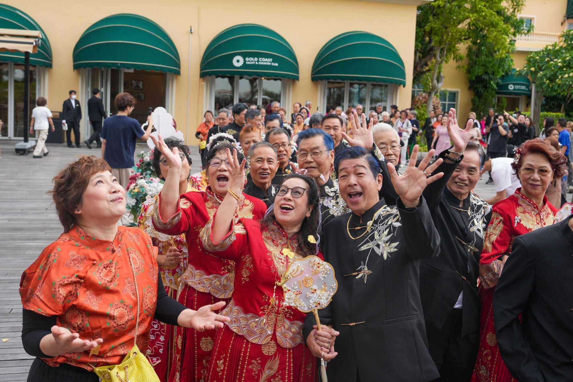 Celebrating the journey of love, commitment and partnership, couples gathered for a memorable photo shoot. Photo: Sam Tsang