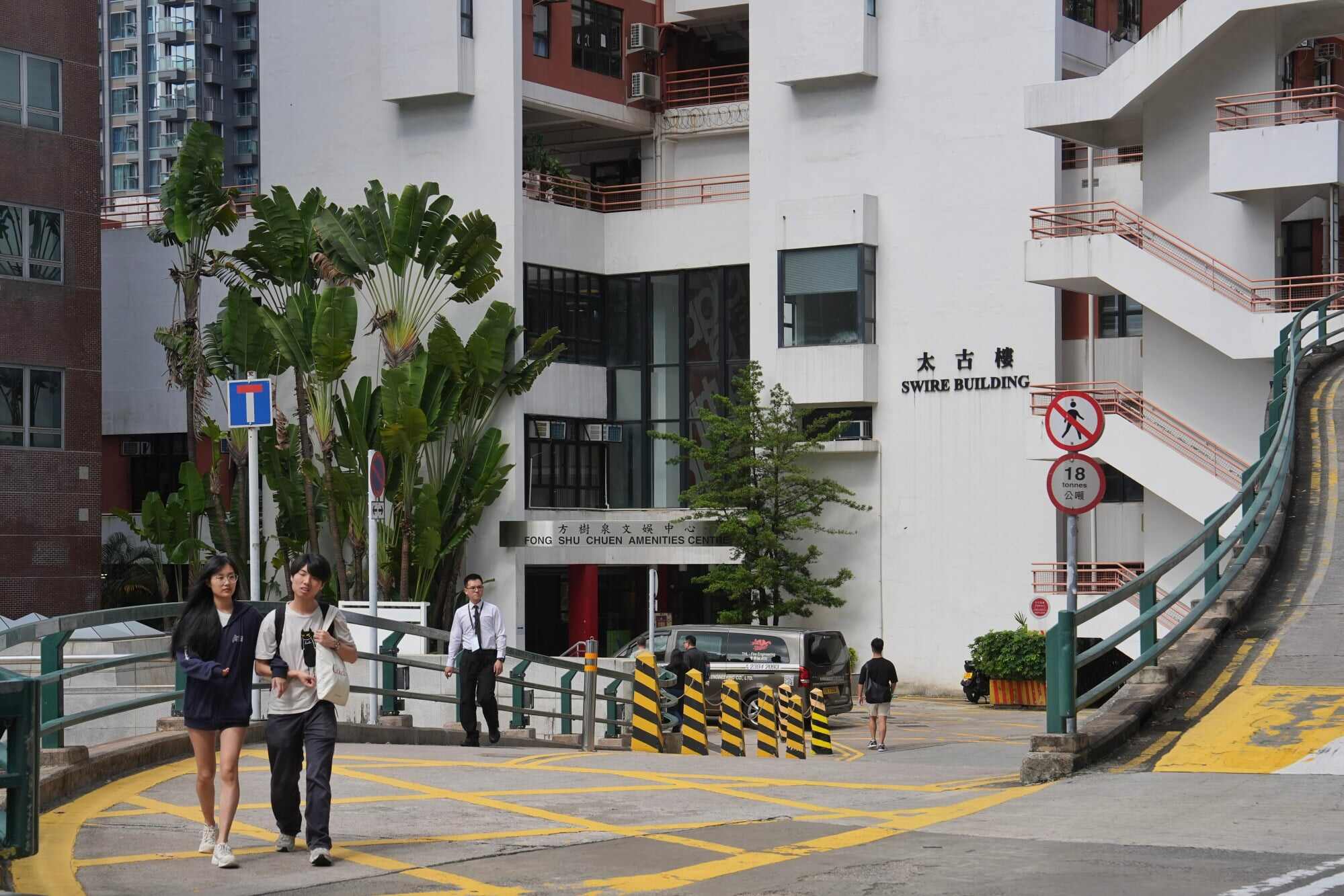 Students walk outside Swire Building, one of the student residences of the University of Hong Kong (HKU). Hong Kong overtook the United States to become the second most popular study-abroad destination for mainland students in 2026, according to a recent report. Photo: Elson Li
