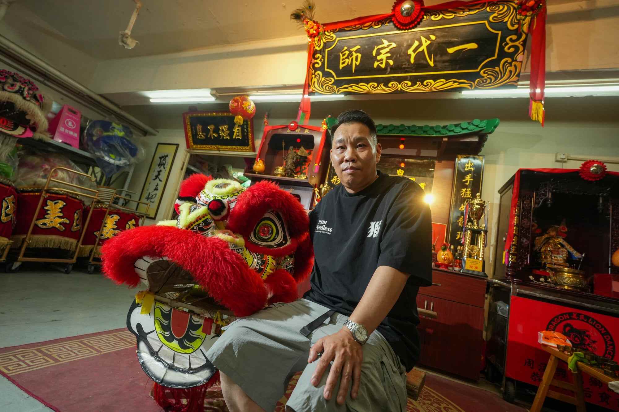 In 1998, the group won their first silver medal in a local competition and earned the chance to represent Hong Kong in the Genting World Lion Dance Championship in Malaysia. Photo: Sun Yeung
