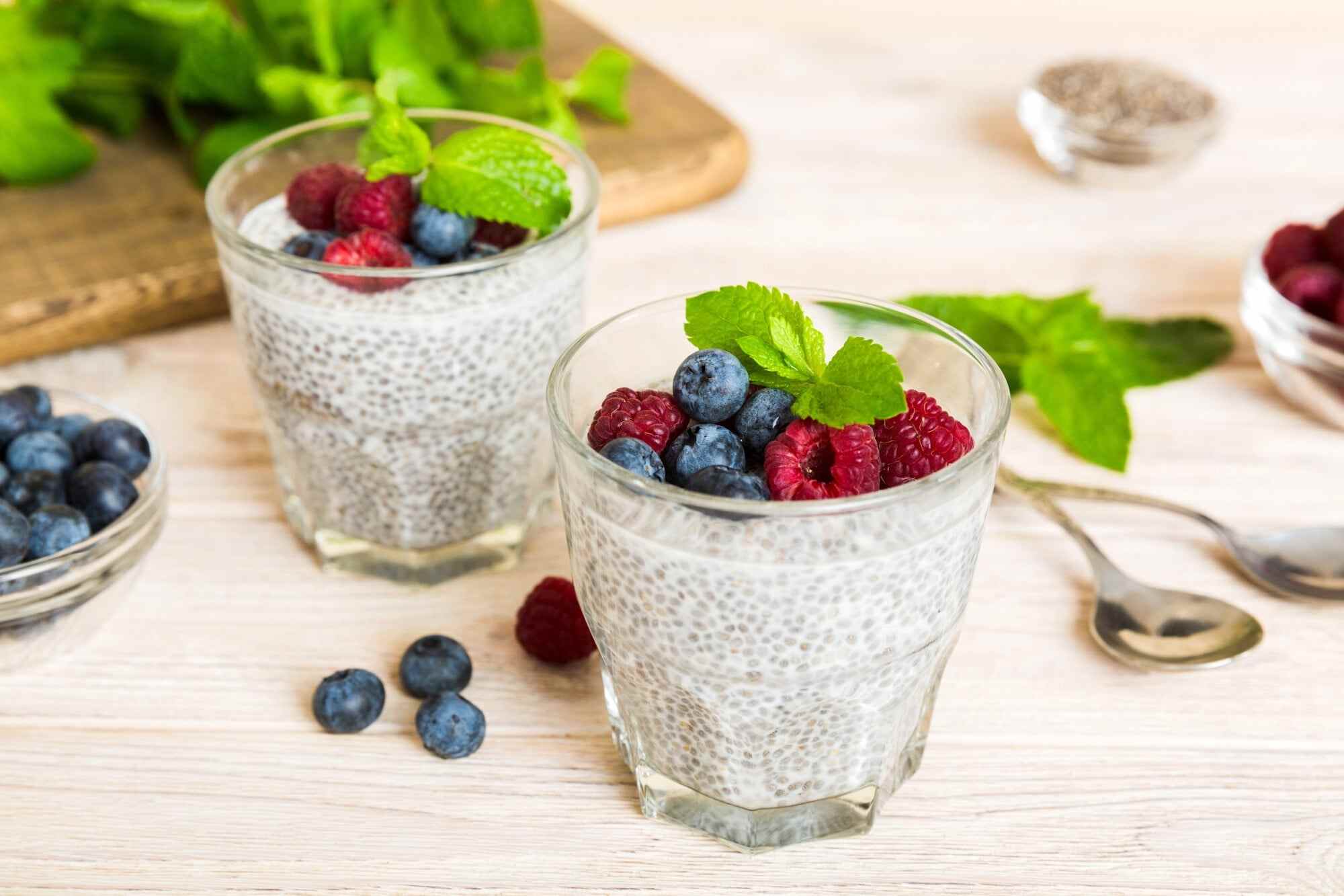 These pudding cups make for an easy, healthy breakfast. Photo: Shutterstock
