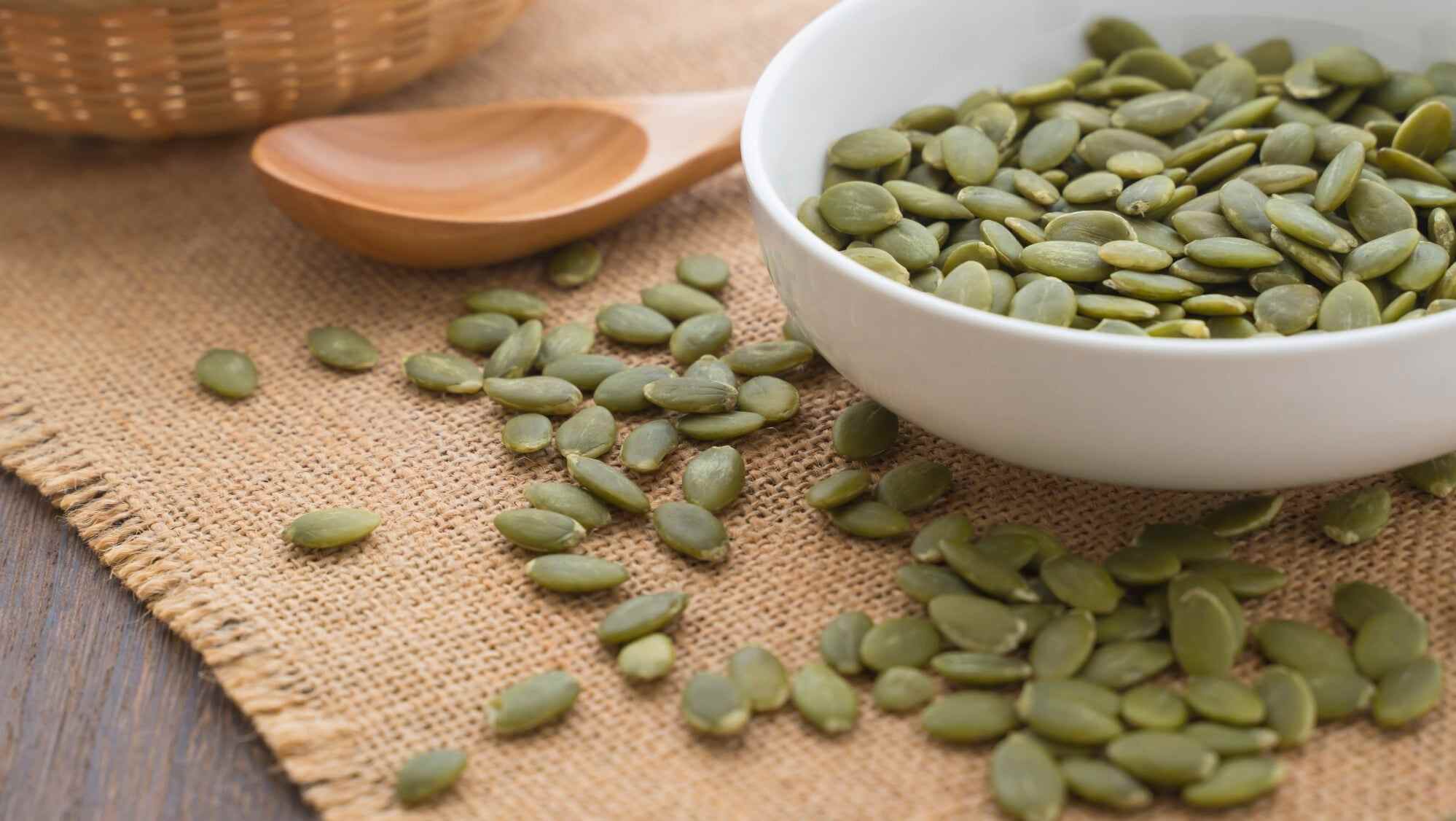 Pumpkin seeds are a rich source of protein, fatty acids, vitamins and minerals. Photo: Shutterstock