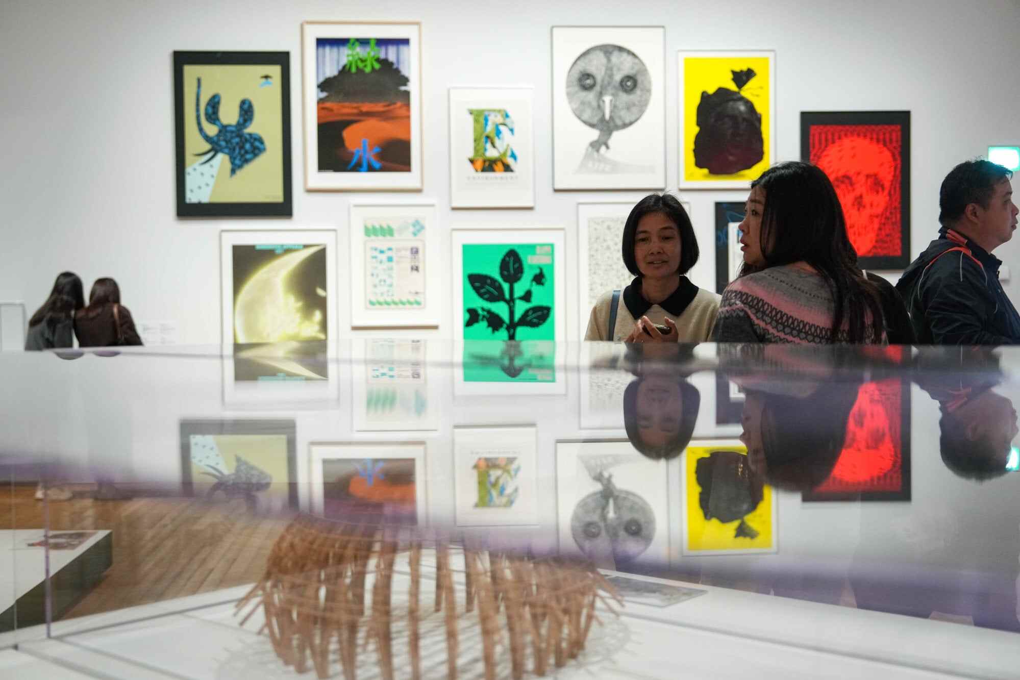 Visitors at the “Making It Matters” exhibition at M+ Museum during Art March Hong Kong, when the museum granted free entry to major exhibitions and public programmes. Photo: Sam Tsang