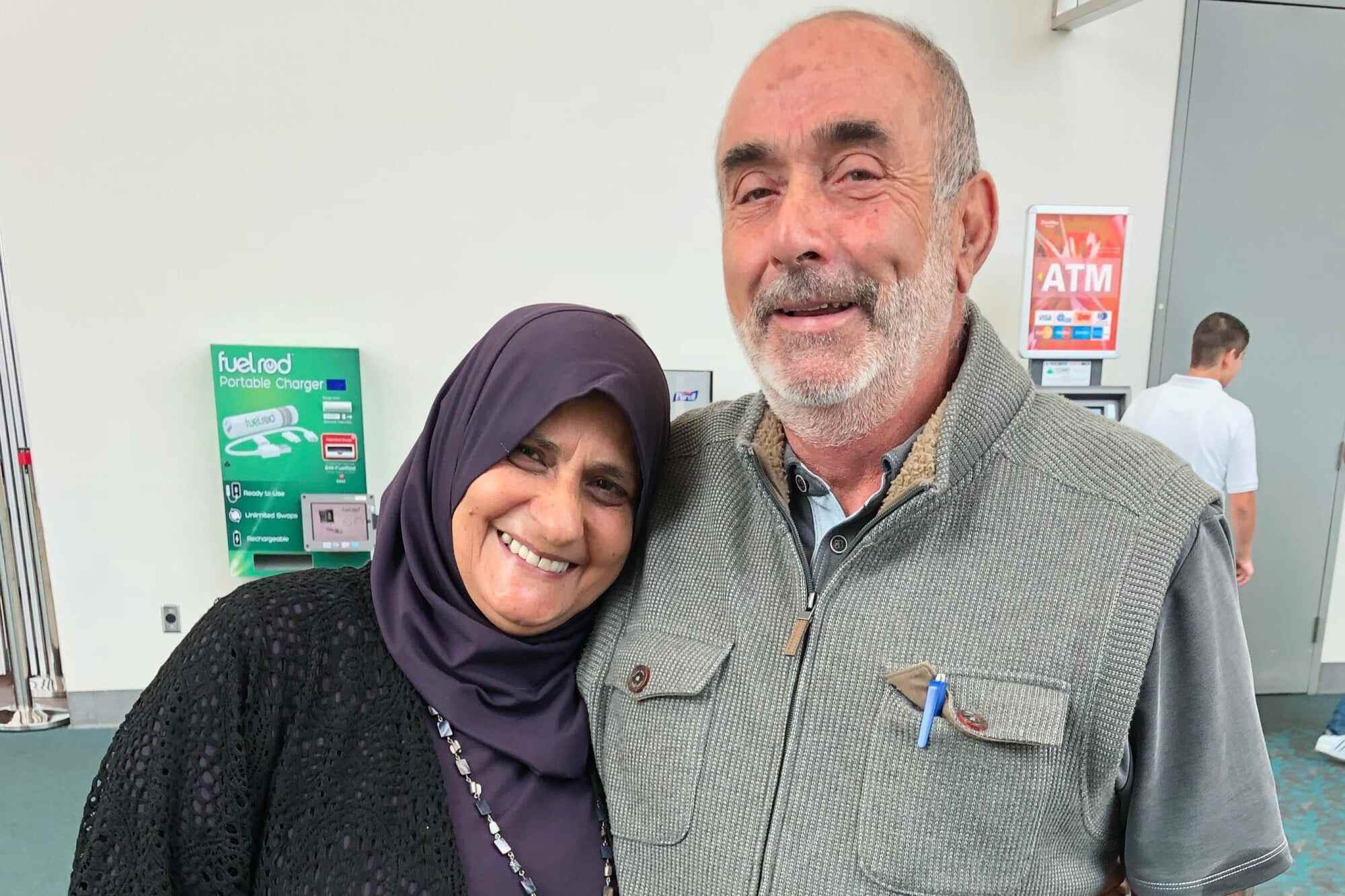 This undated photo provided by Yasser Kaziha shows his father, Mansour Kaziha (right), who died in the Monday, May 18 shooting, and his mother, Sabah Kaziha. Photo: Yasser Kaziha via AP